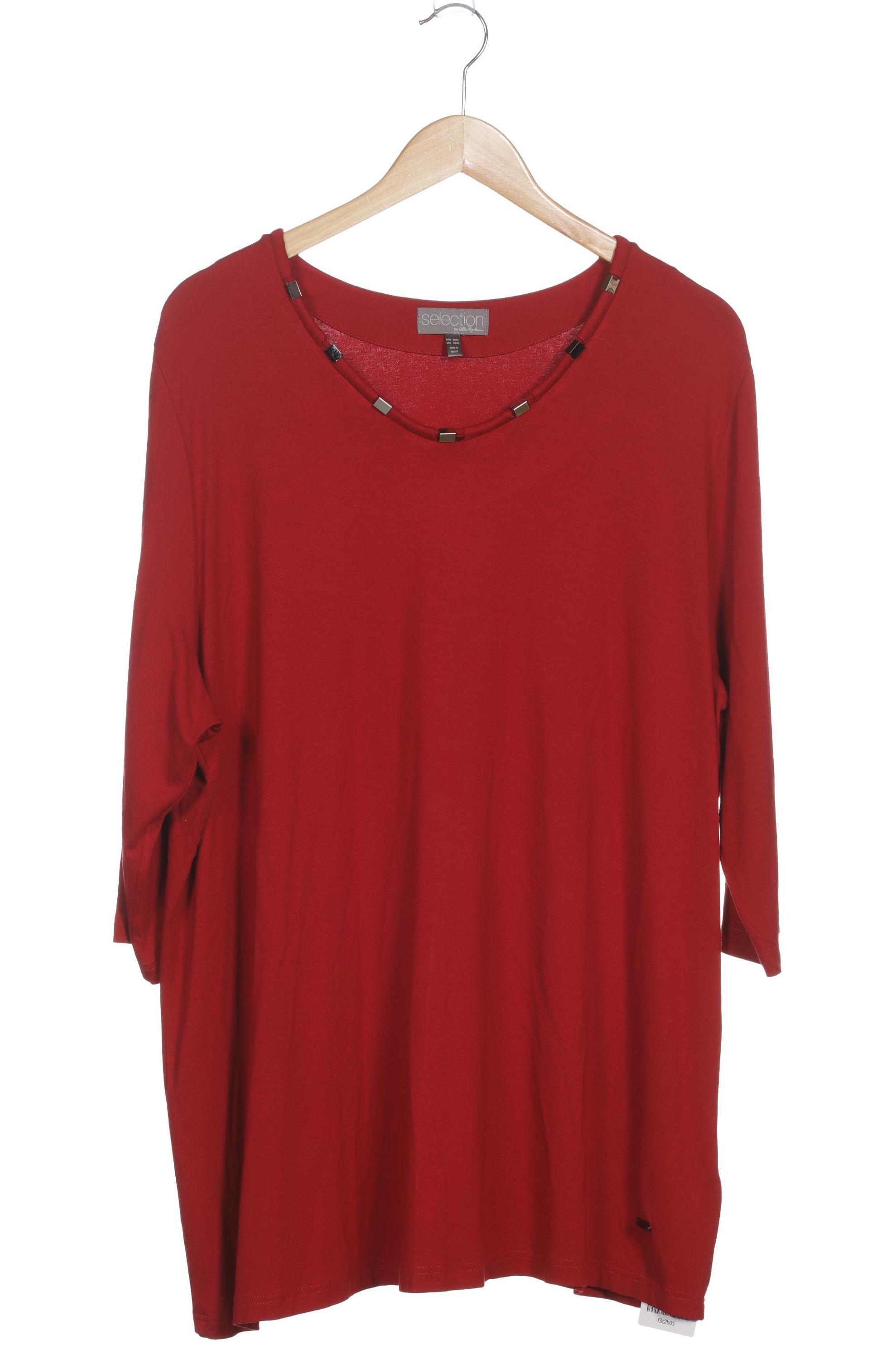 

Selection by Ulla Popken Damen Langarmshirt, rot, Gr. 50