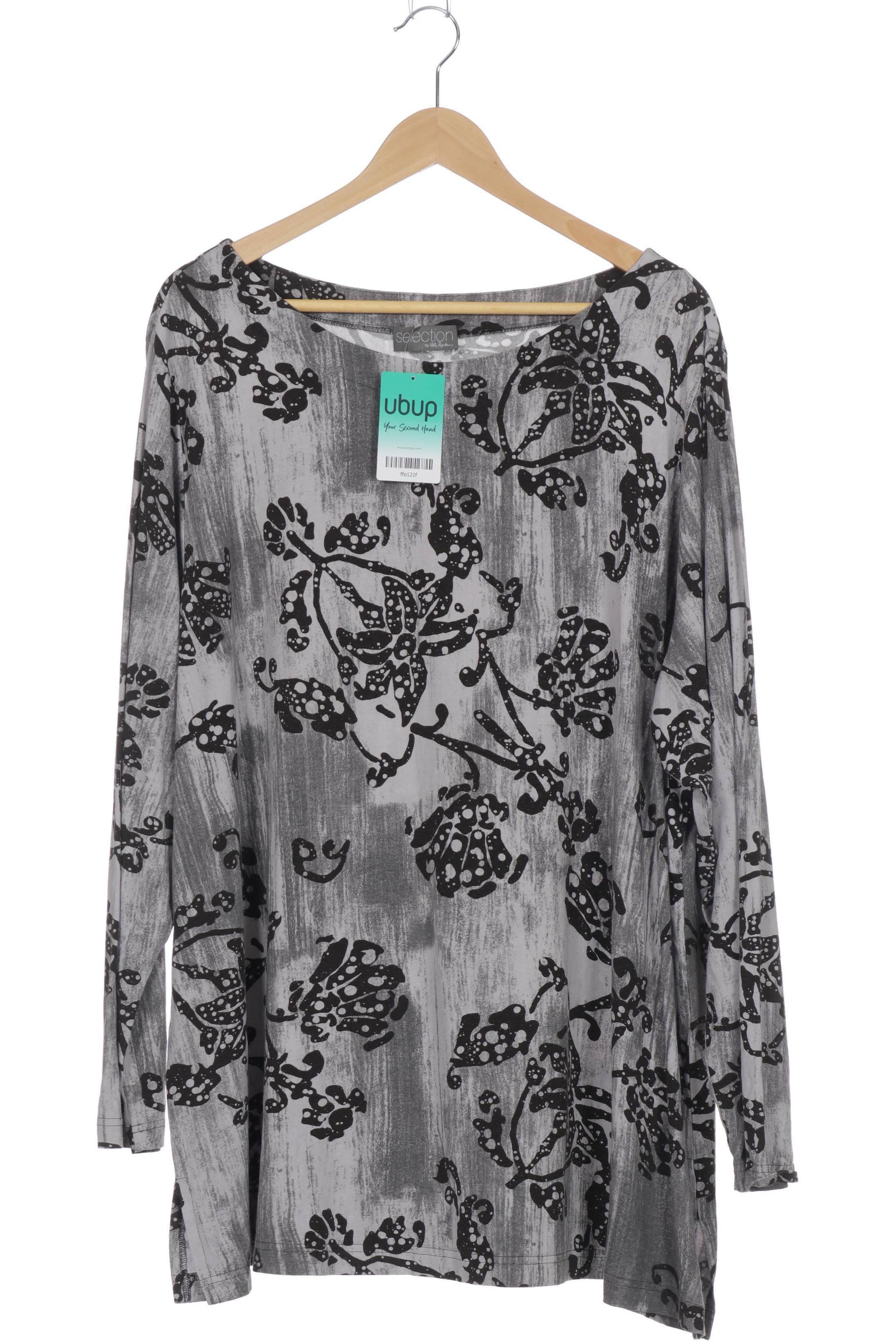 

Selection by Ulla Popken Damen Langarmshirt, grau, Gr. 54