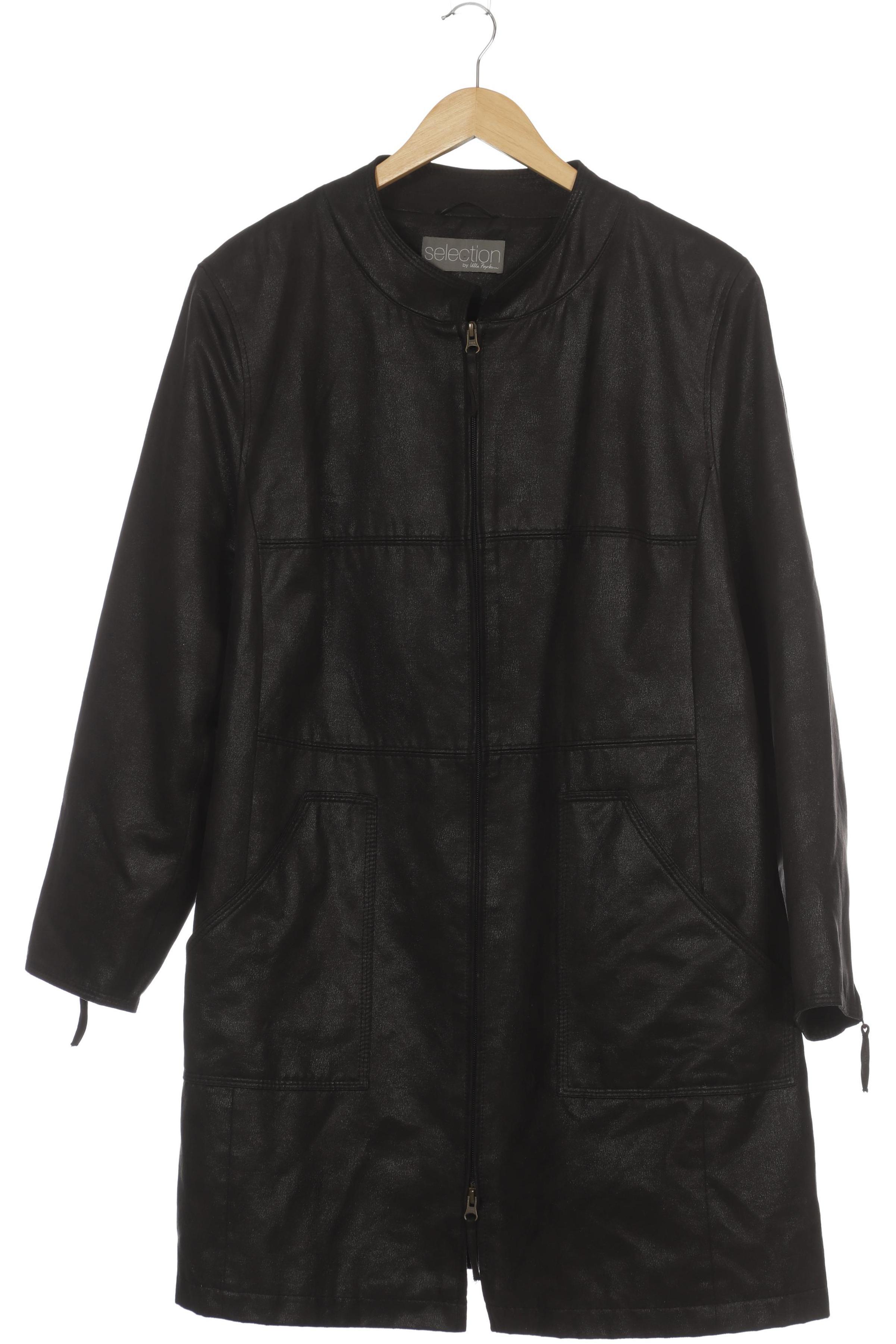 

Selection by Ulla Popken Damen Mantel, schwarz, Gr. 50