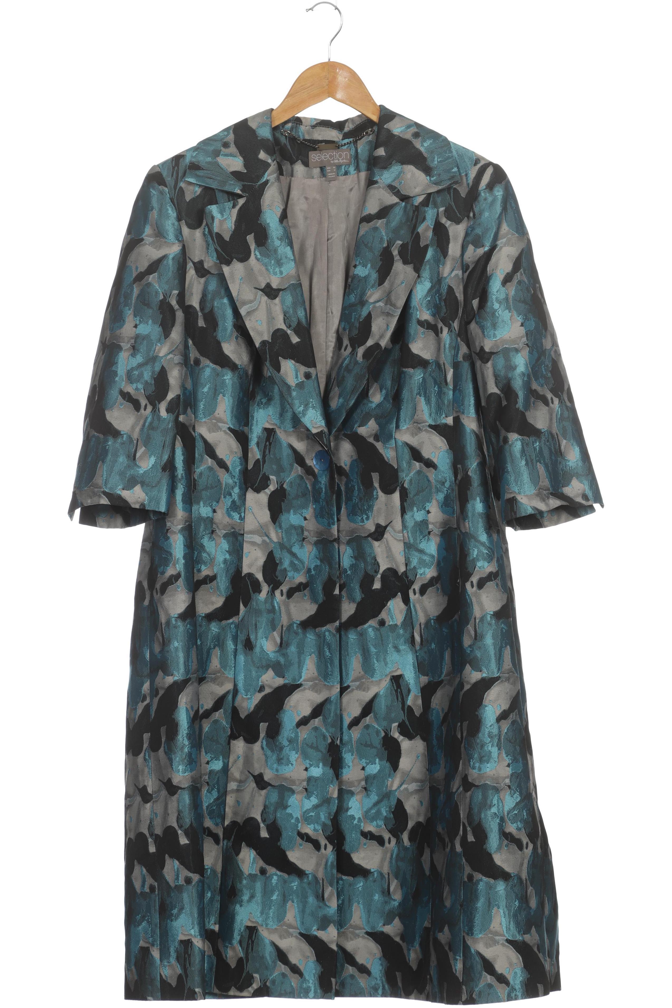 

Selection by Ulla Popken Damen Mantel, blau, Gr. 42