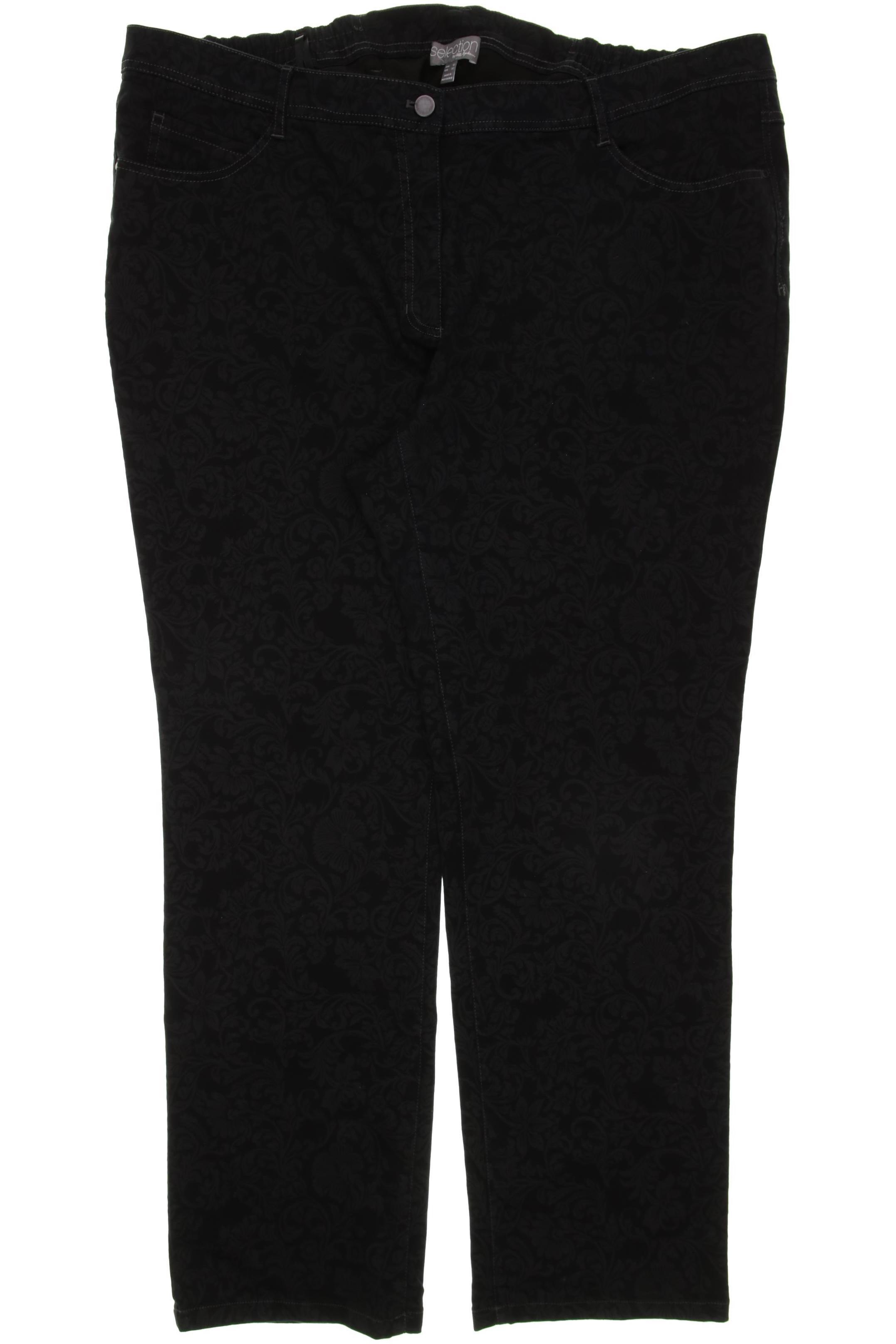 

Selection by Ulla Popken Damen Stoffhose, schwarz, Gr. 52