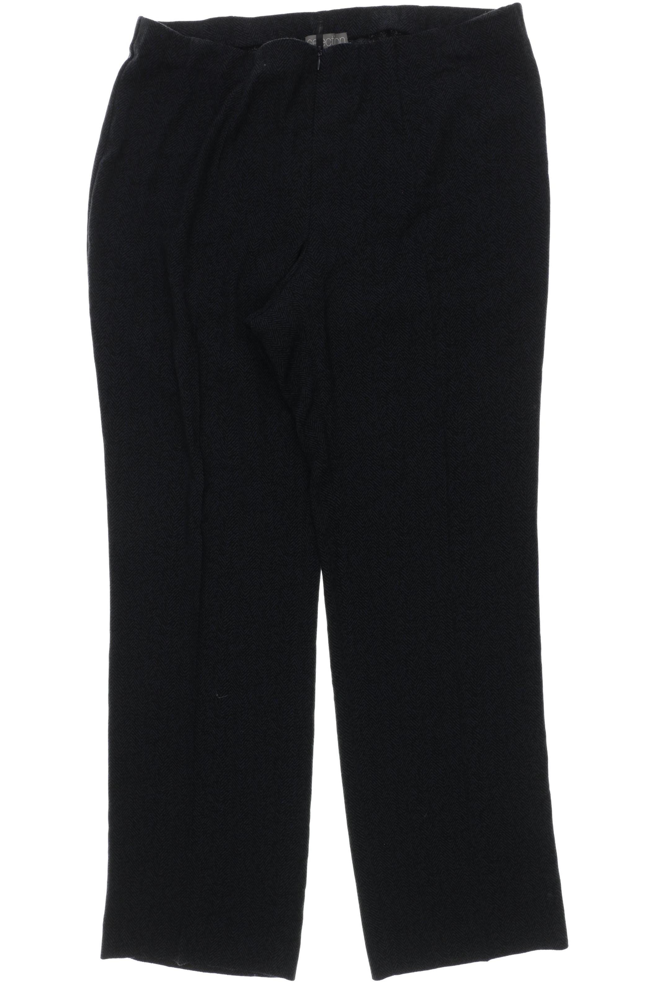 

Selection by Ulla Popken Damen Stoffhose, blau, Gr. 46