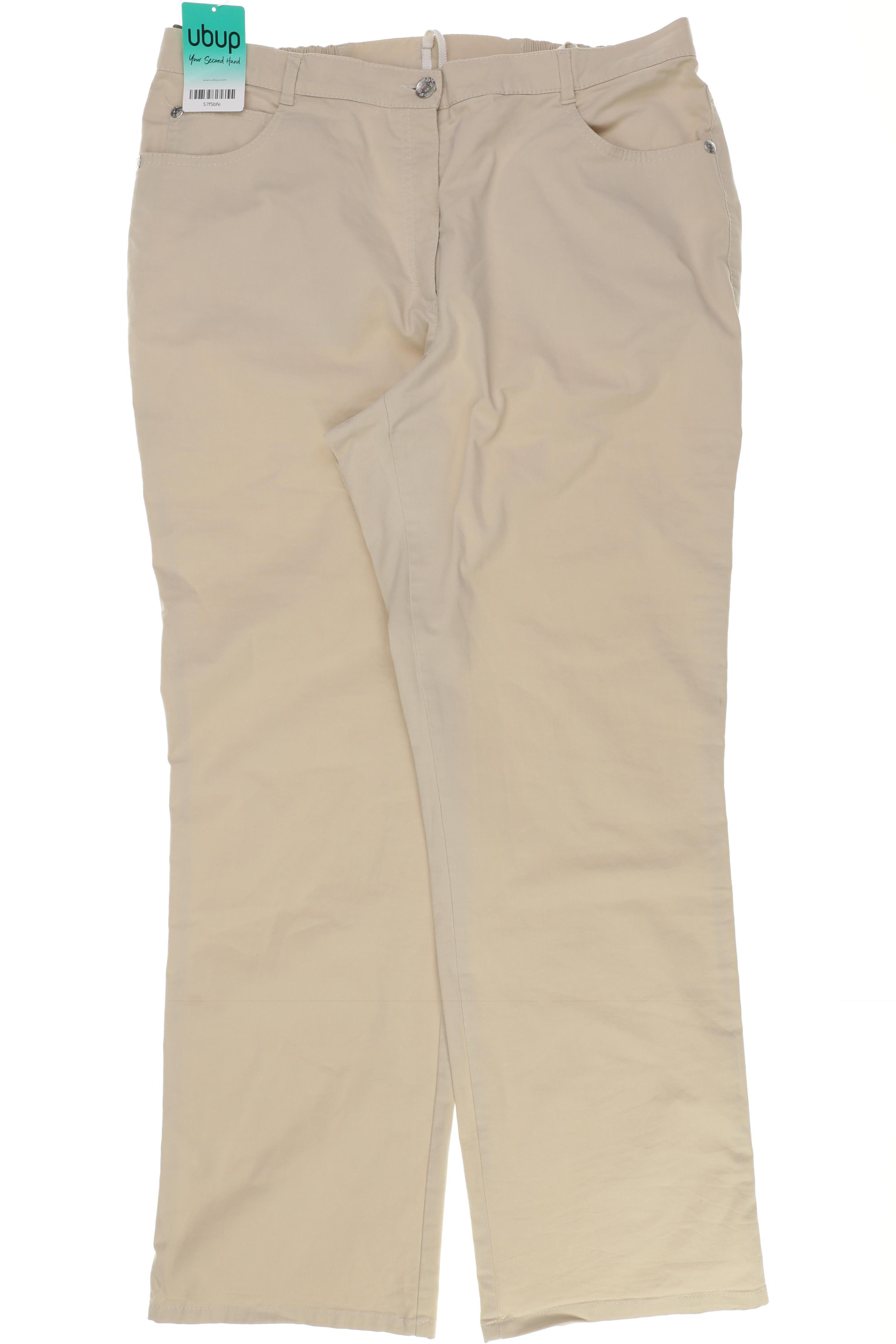 

Selection by Ulla Popken Damen Stoffhose, beige, Gr. 48