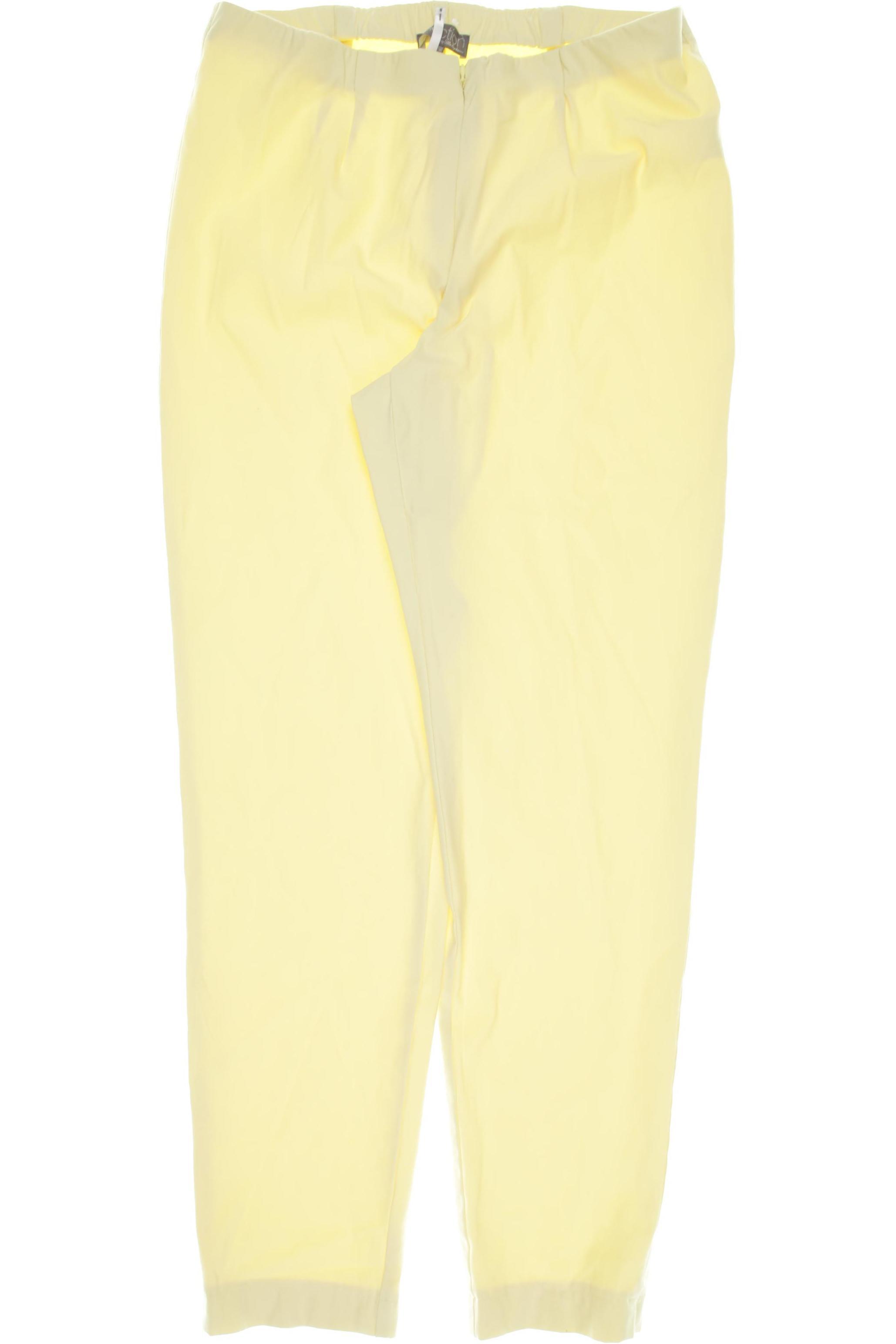 

Selection by Ulla Popken Damen Stoffhose, gelb, Gr. 42