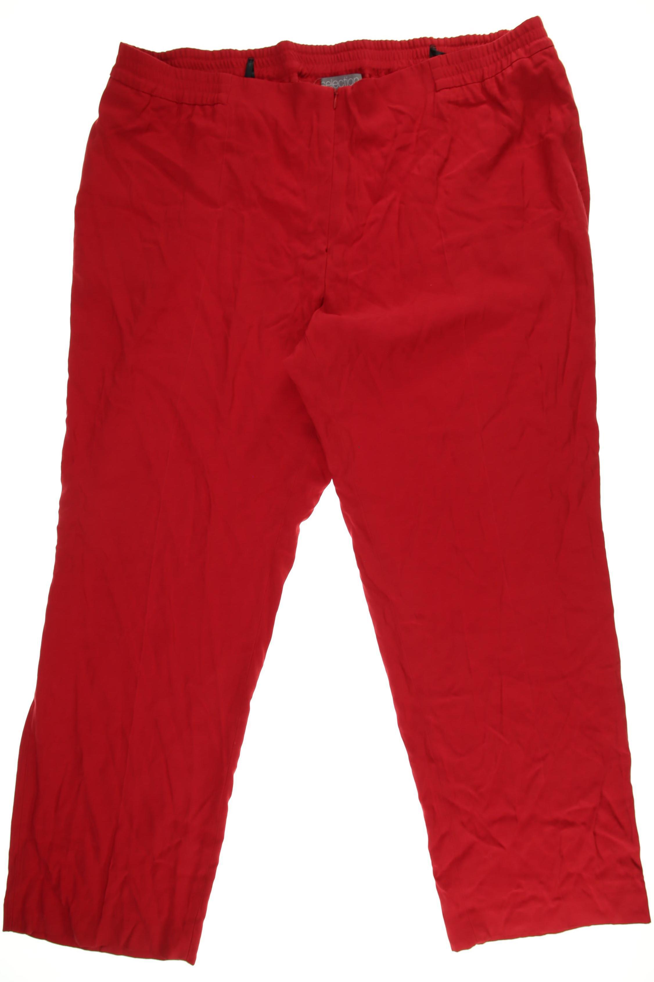 

Selection by Ulla Popken Damen Stoffhose, rot, Gr. 52