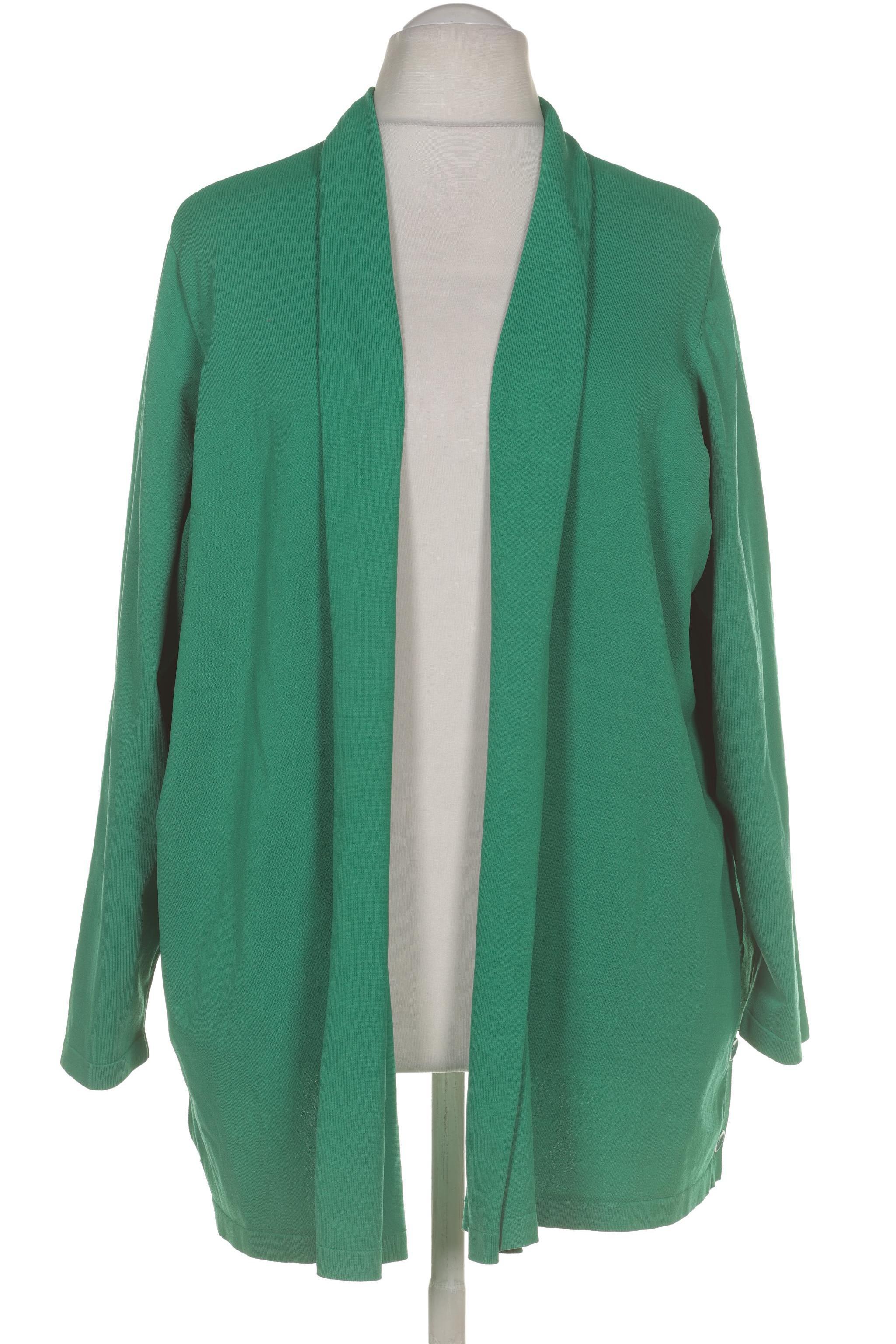 

Selection by Ulla Popken Damen Strickjacke, grün, Gr. 58