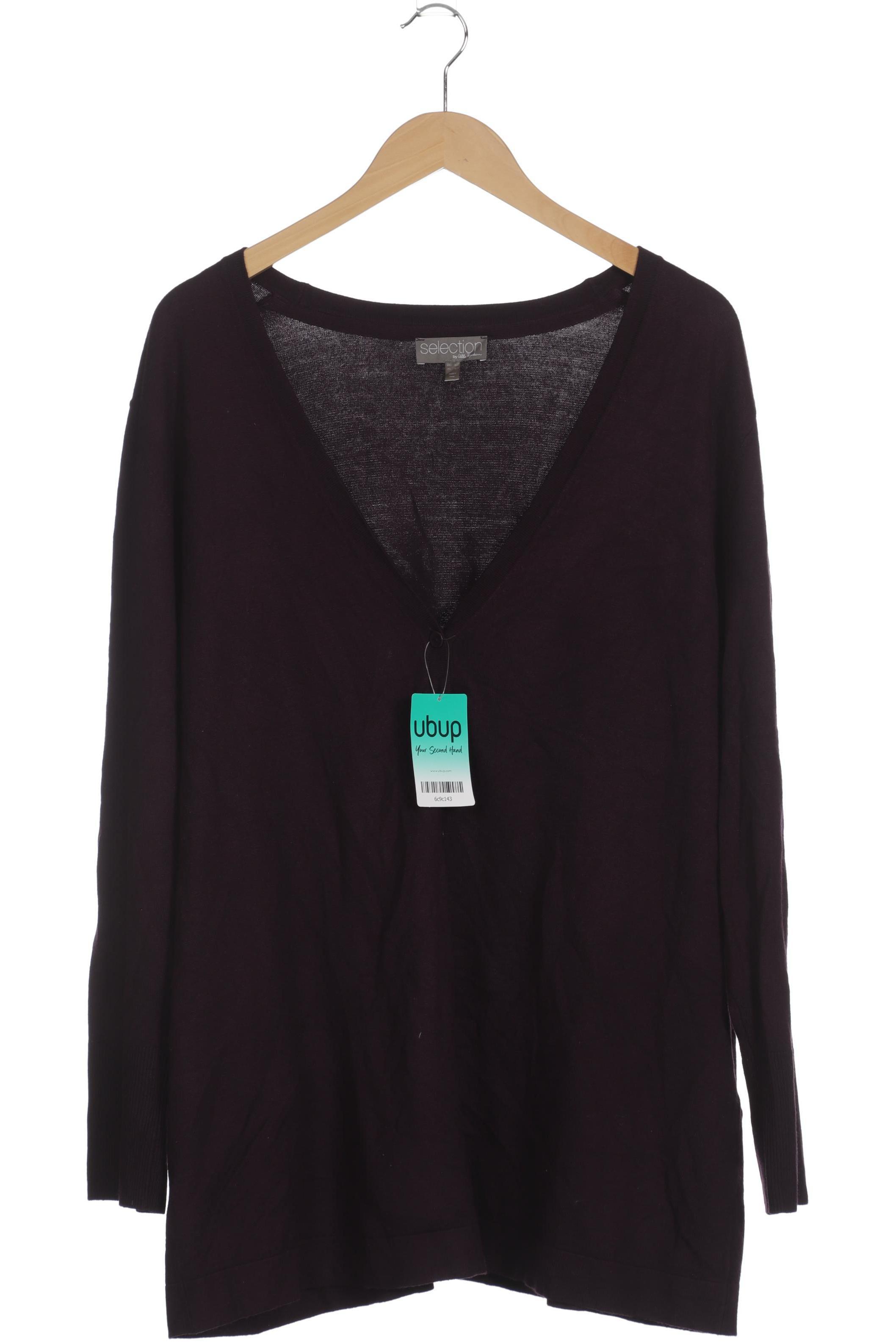 

Selection by Ulla Popken Damen Strickjacke, lila, Gr. 46