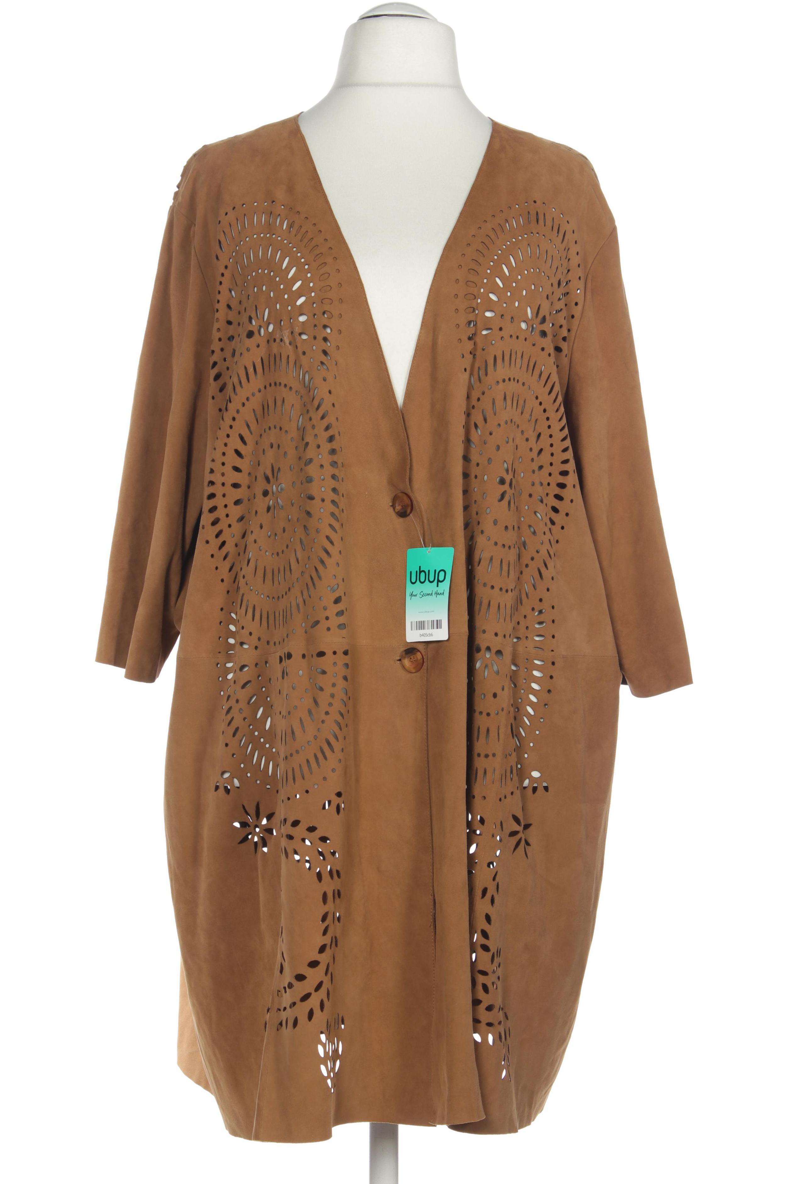 

Selection by Ulla Popken Damen Strickjacke, braun, Gr. 58