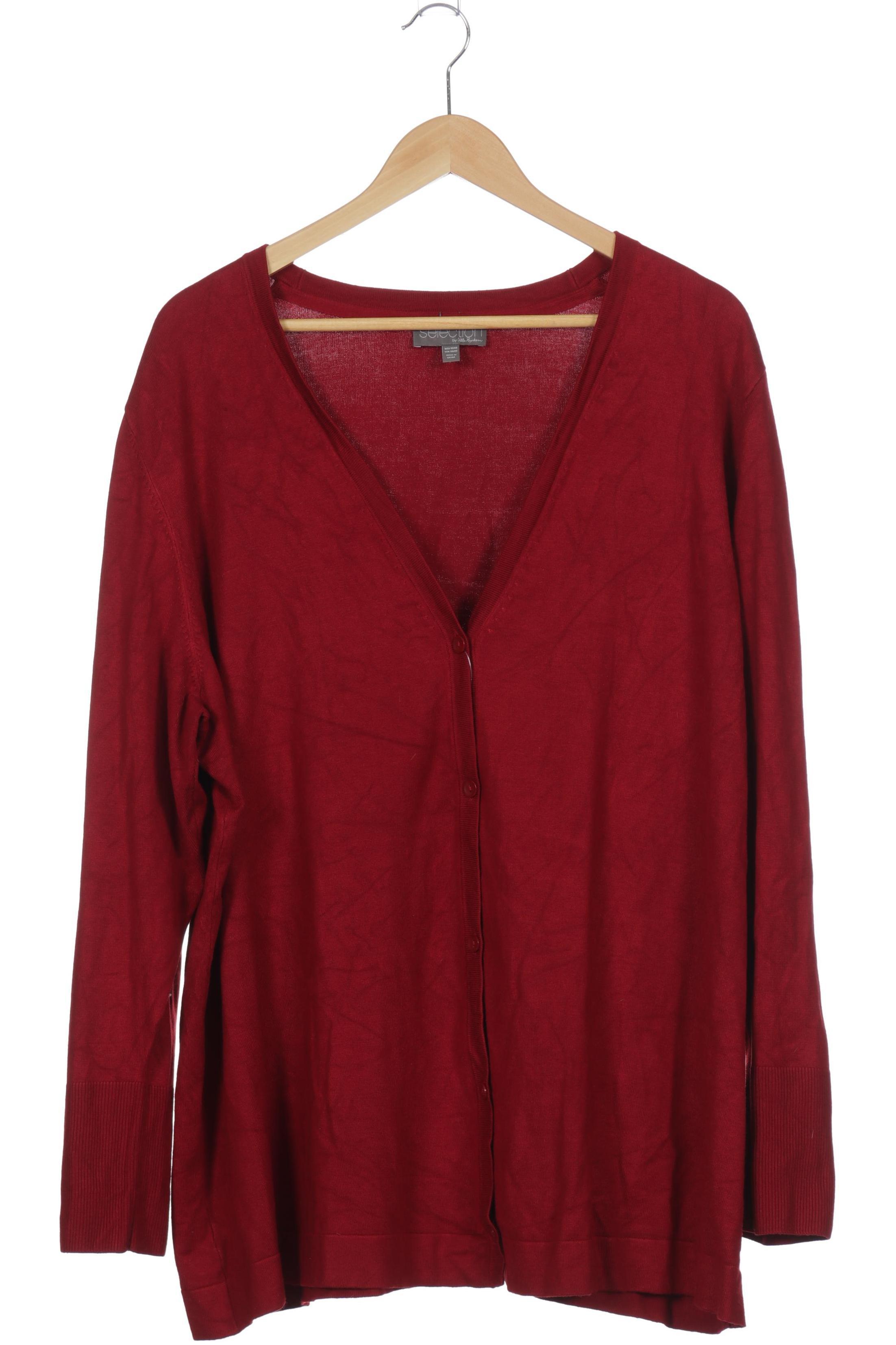 

Selection by Ulla Popken Damen Strickjacke, rot, Gr. 50