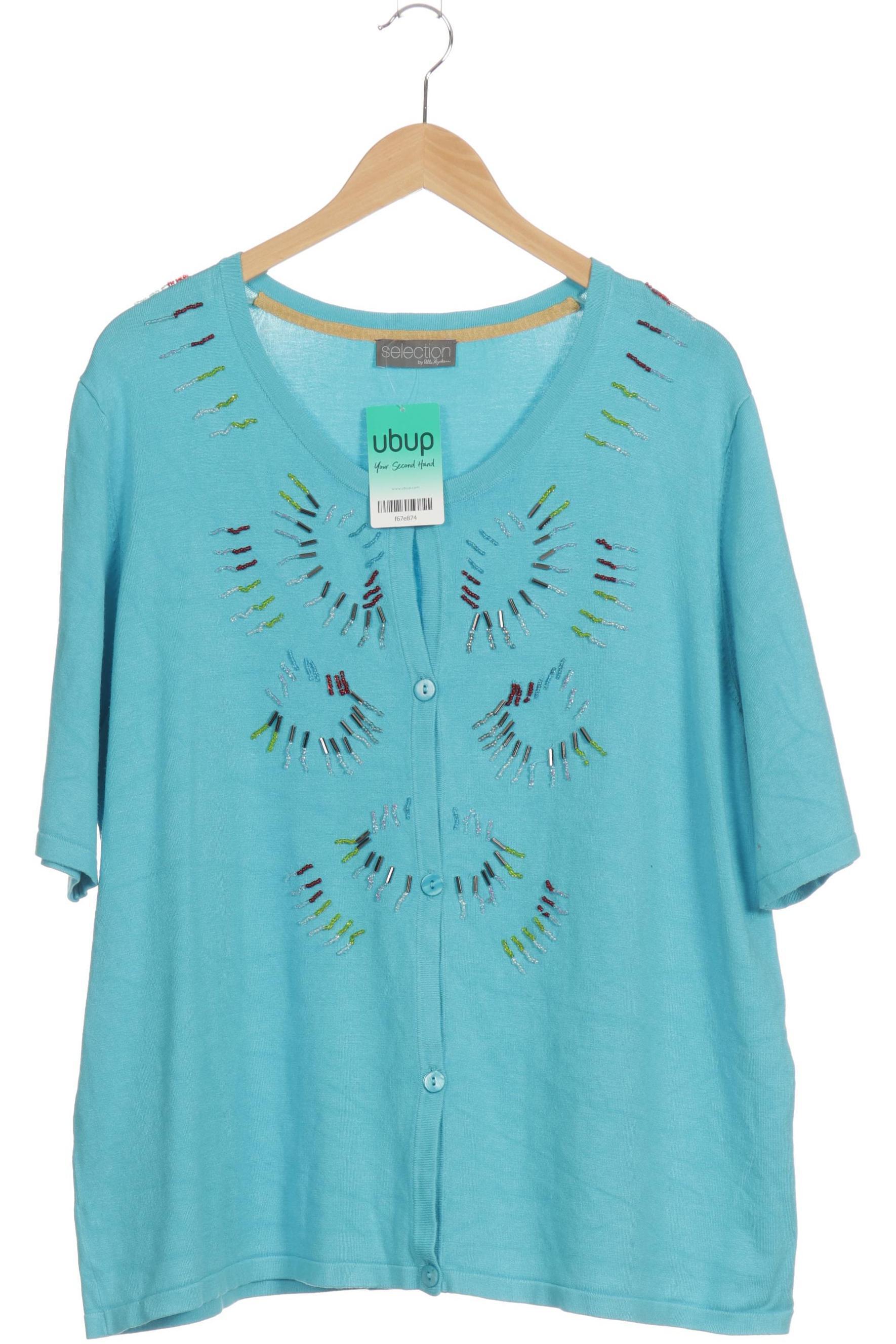 

Selection by Ulla Popken Damen Strickjacke, blau, Gr. 46