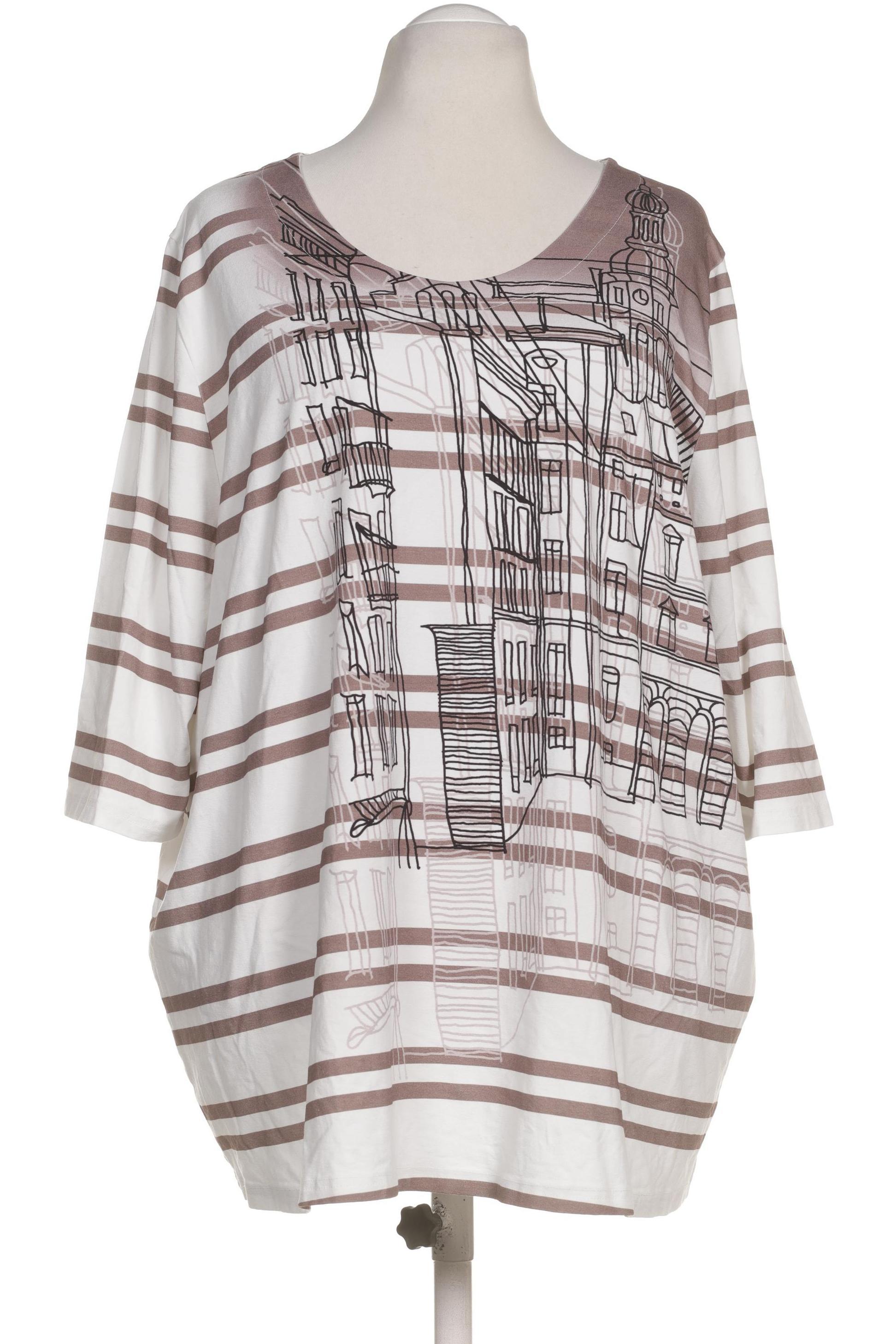 

Selection by Ulla Popken Damen T-Shirt, weiß, Gr. 58