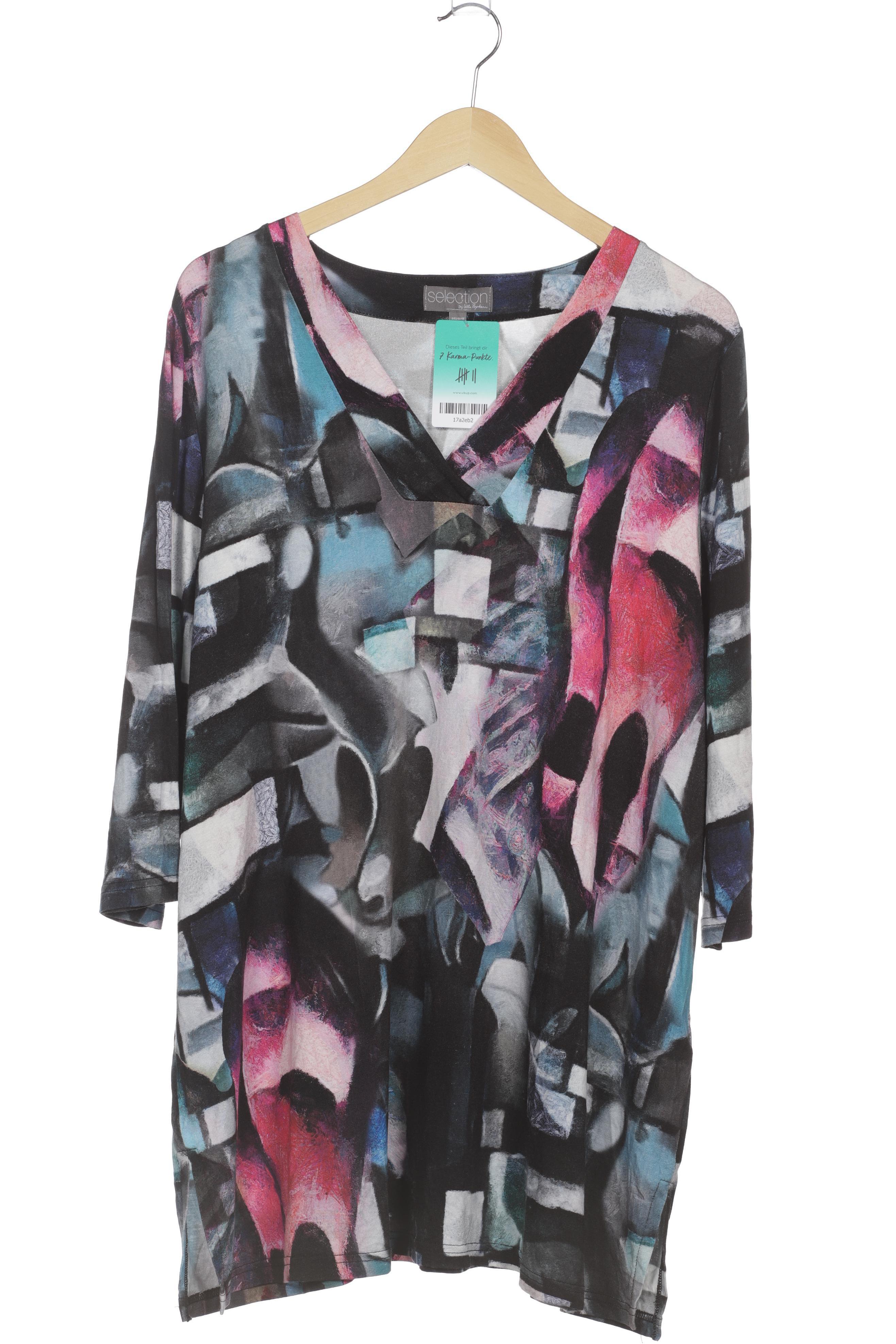 

Selection by Ulla Popken Damen T-Shirt, blau, Gr. 46