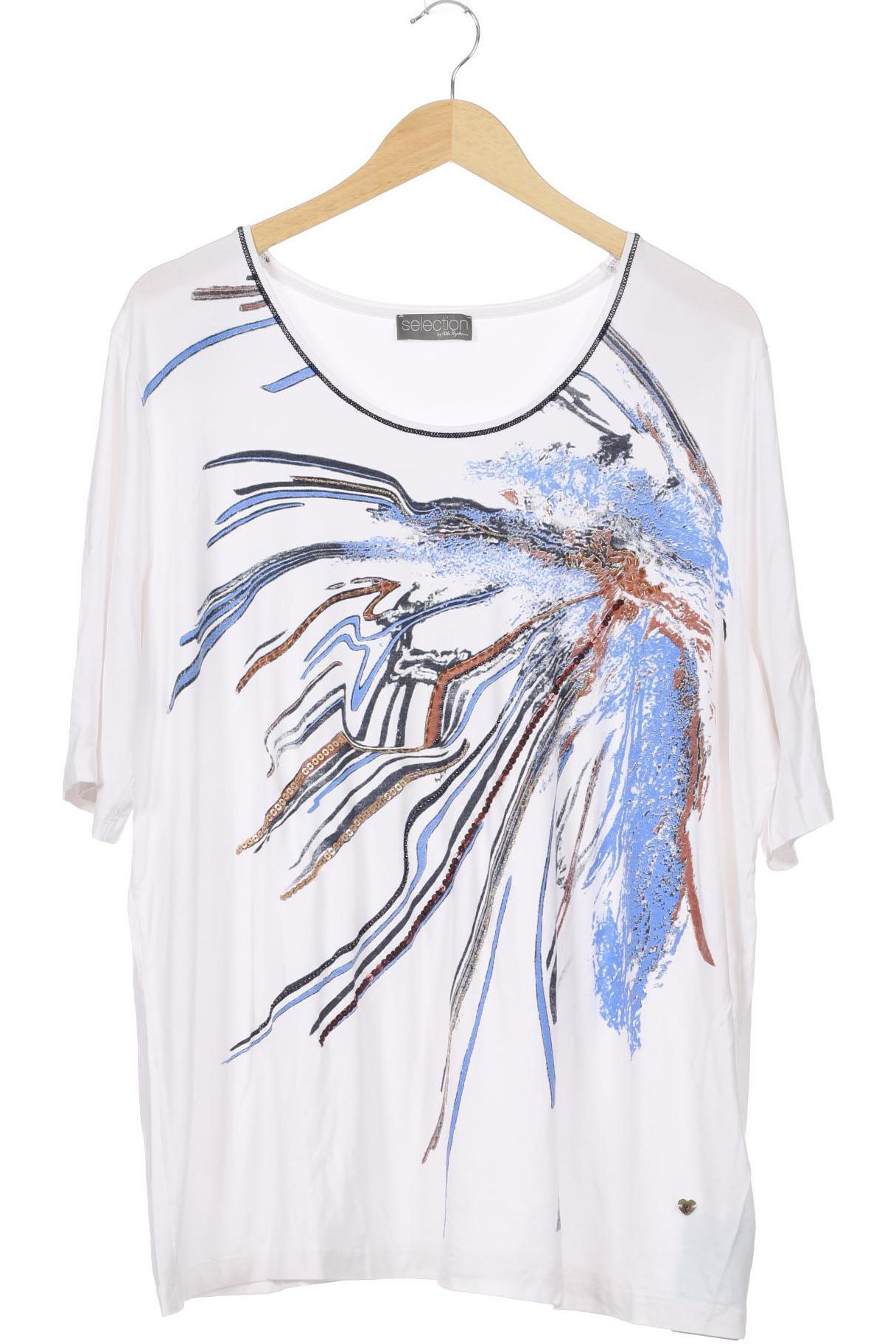 

Selection by Ulla Popken Damen T-Shirt, weiß, Gr. 50