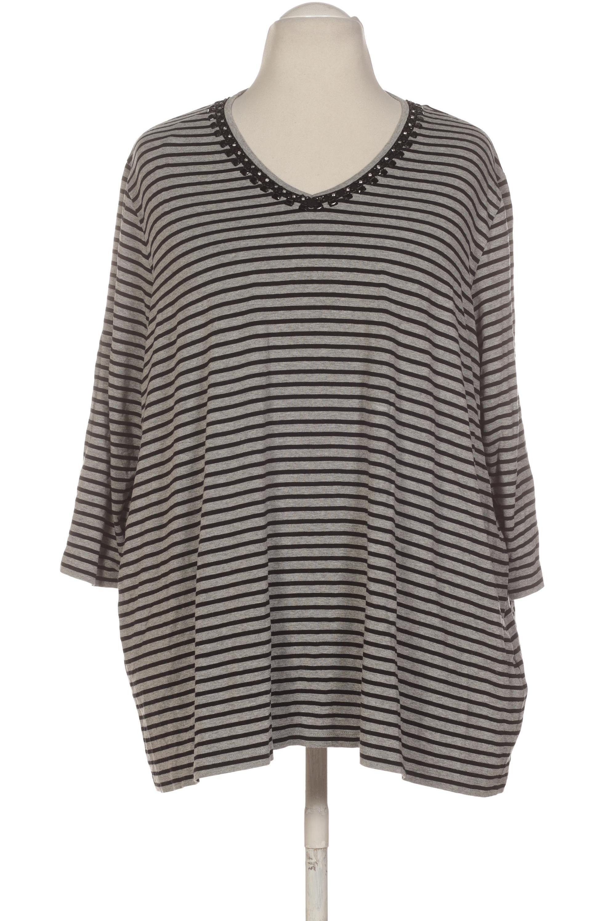 

Selection by Ulla Popken Damen T-Shirt, grau, Gr. 54