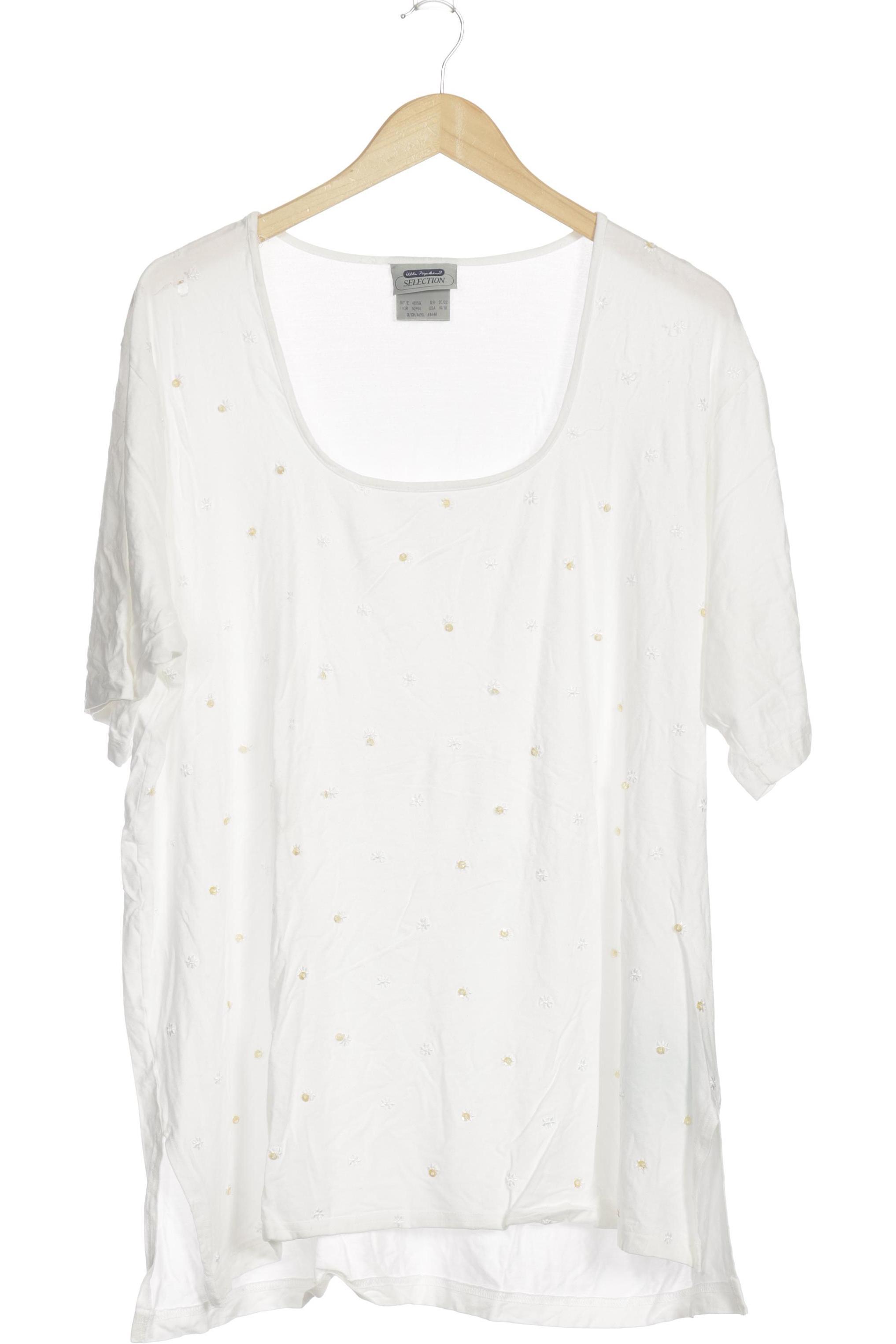 

Selection by Ulla Popken Damen T-Shirt, weiß, Gr. 46