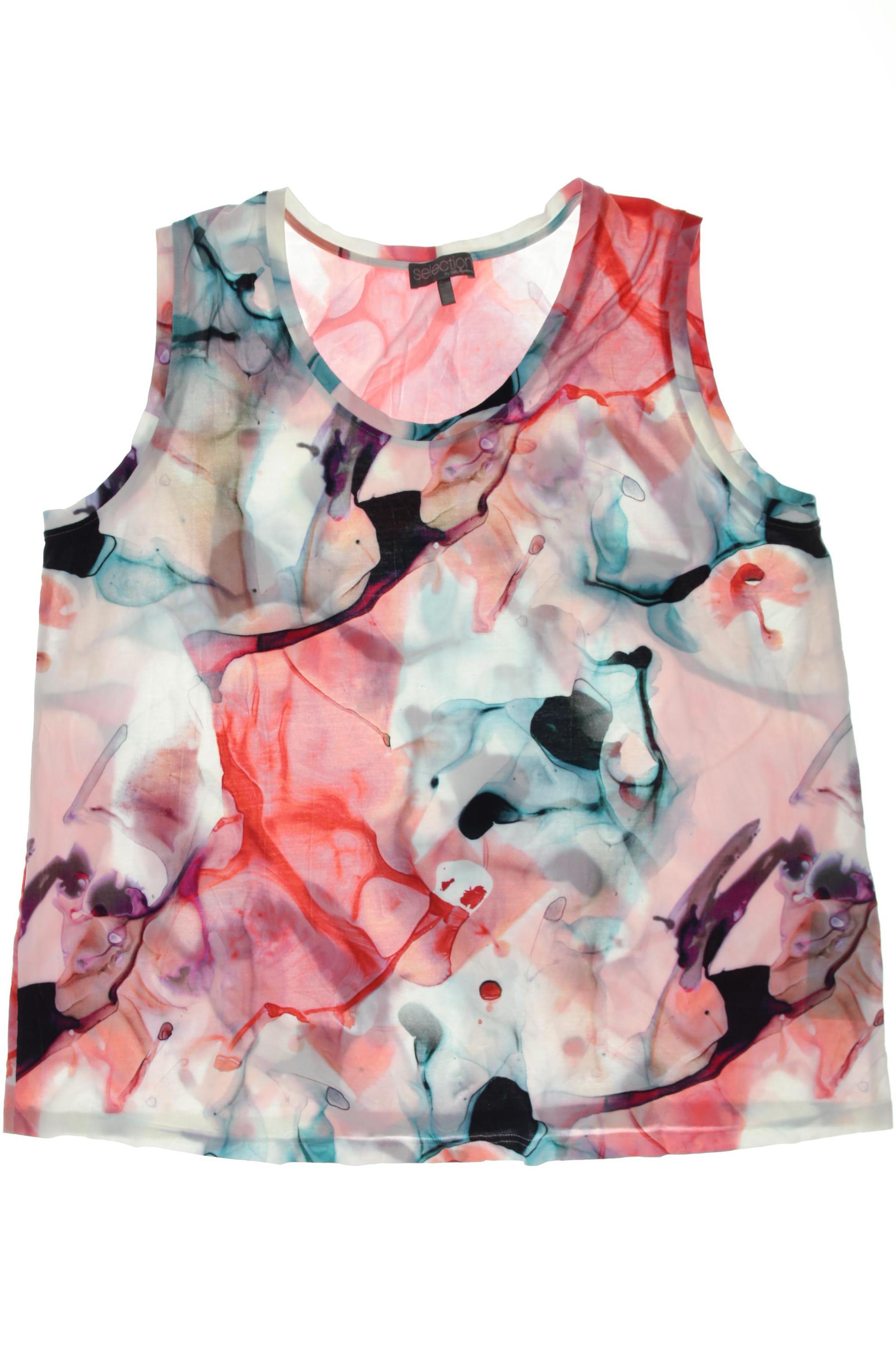 

Selection by Ulla Popken Damen Top, weiß, Gr. 50