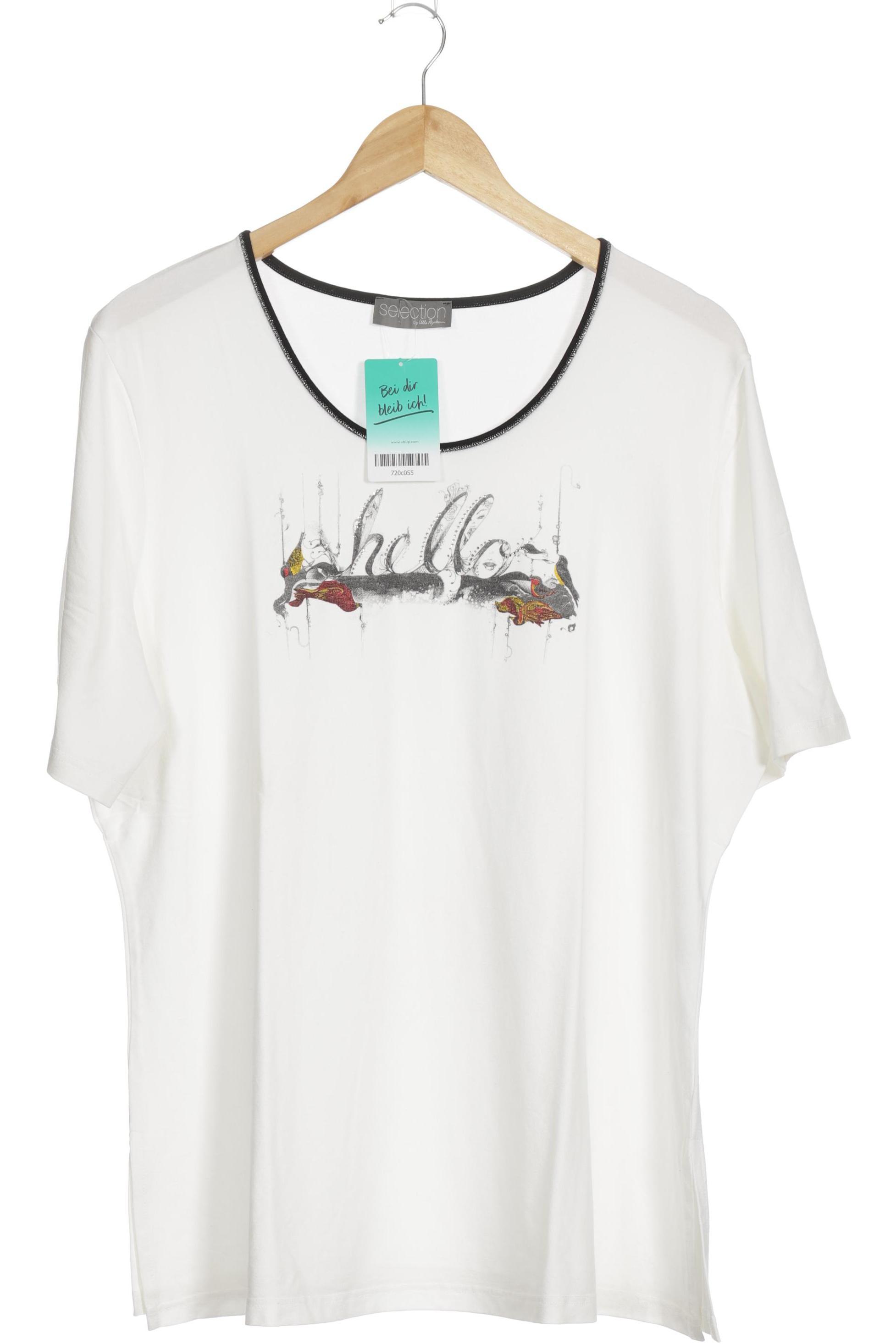 

Selection by Ulla Popken Damen T-Shirt, weiß, Gr. 46