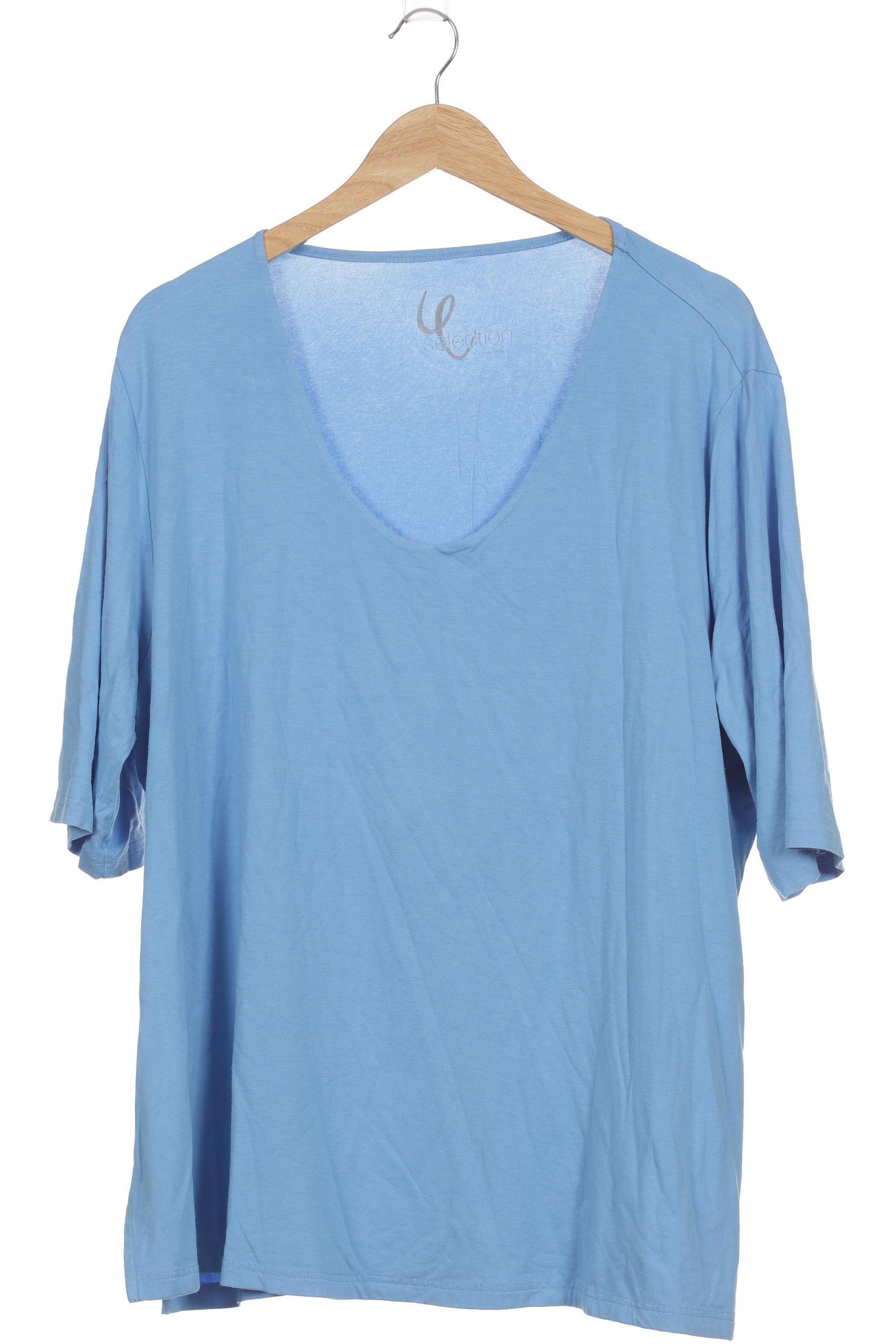 

Selection by Ulla Popken Damen T-Shirt, blau, Gr. 50
