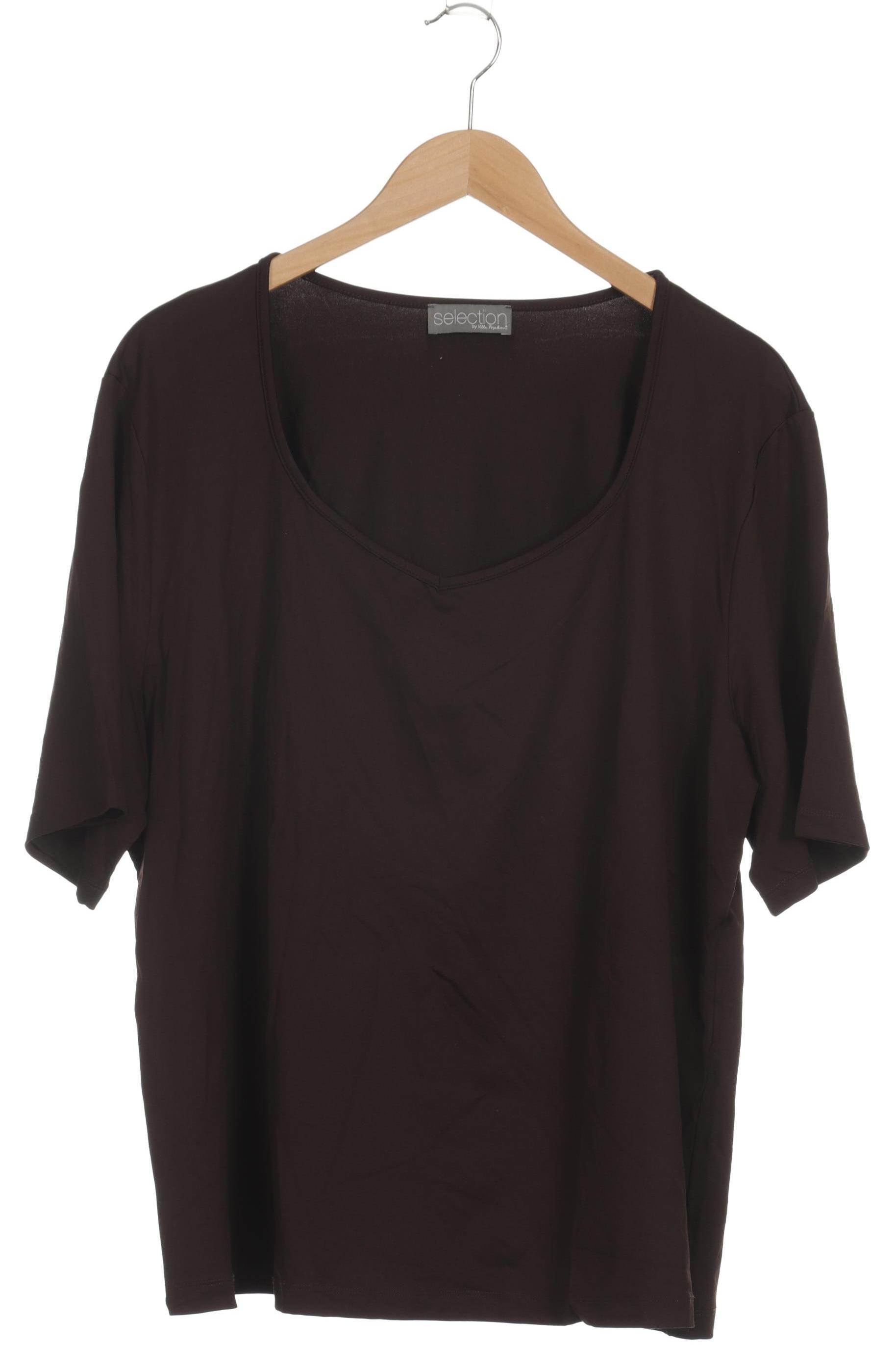 

Selection by Ulla Popken Damen T-Shirt, braun, Gr. 50