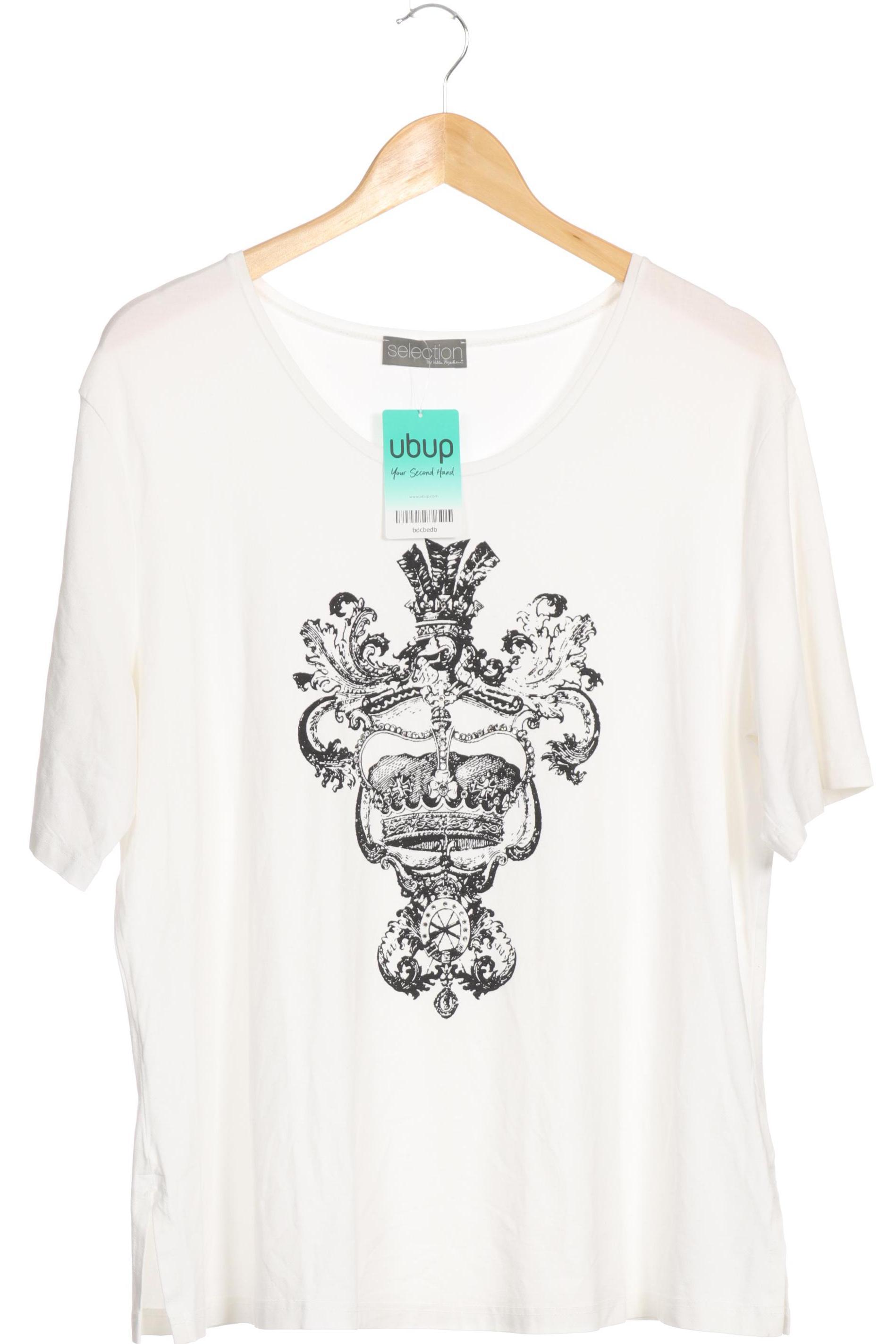

Selection by Ulla Popken Damen T-Shirt, weiß, Gr. 46