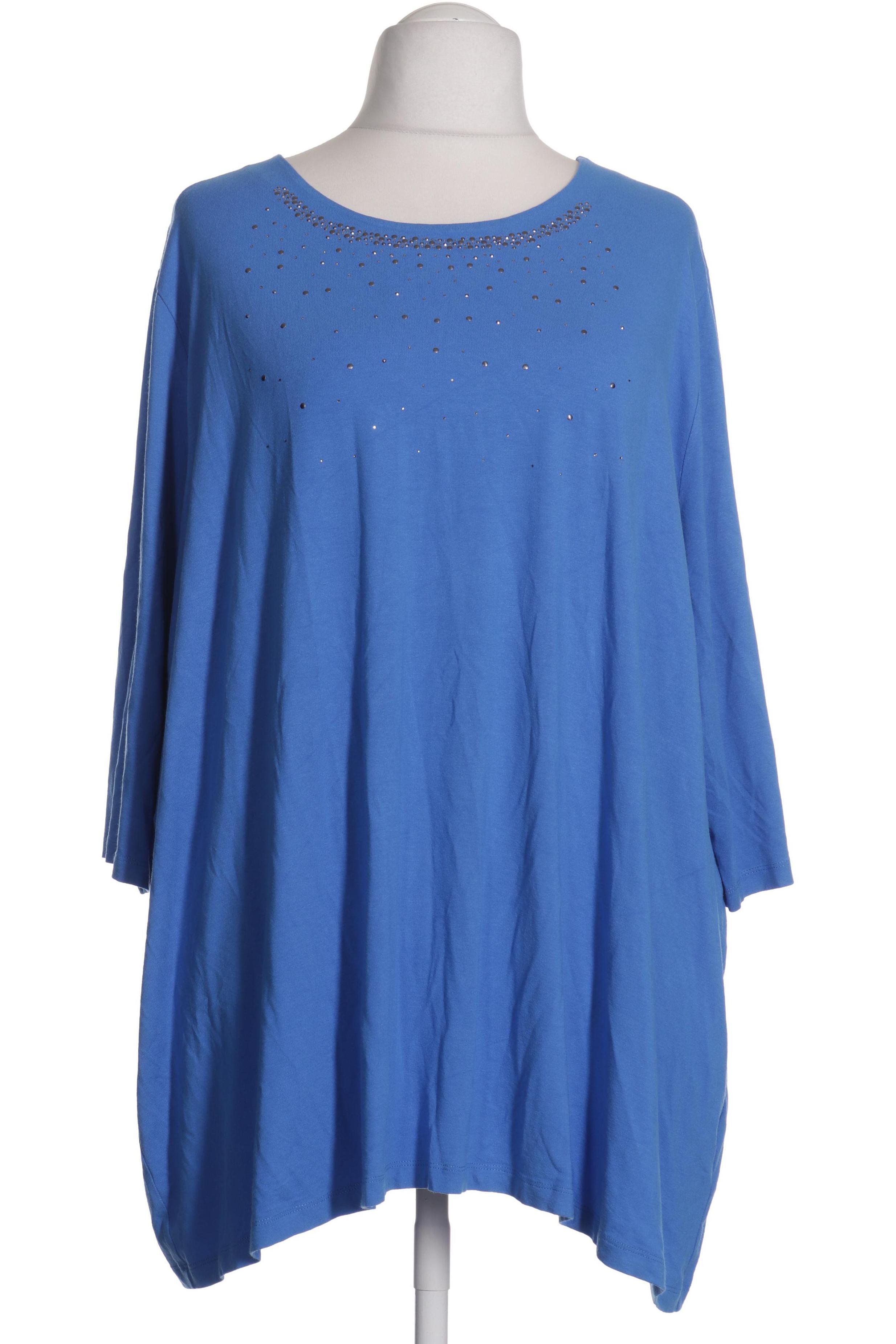 

Selection by Ulla Popken Damen T-Shirt, blau, Gr. 58