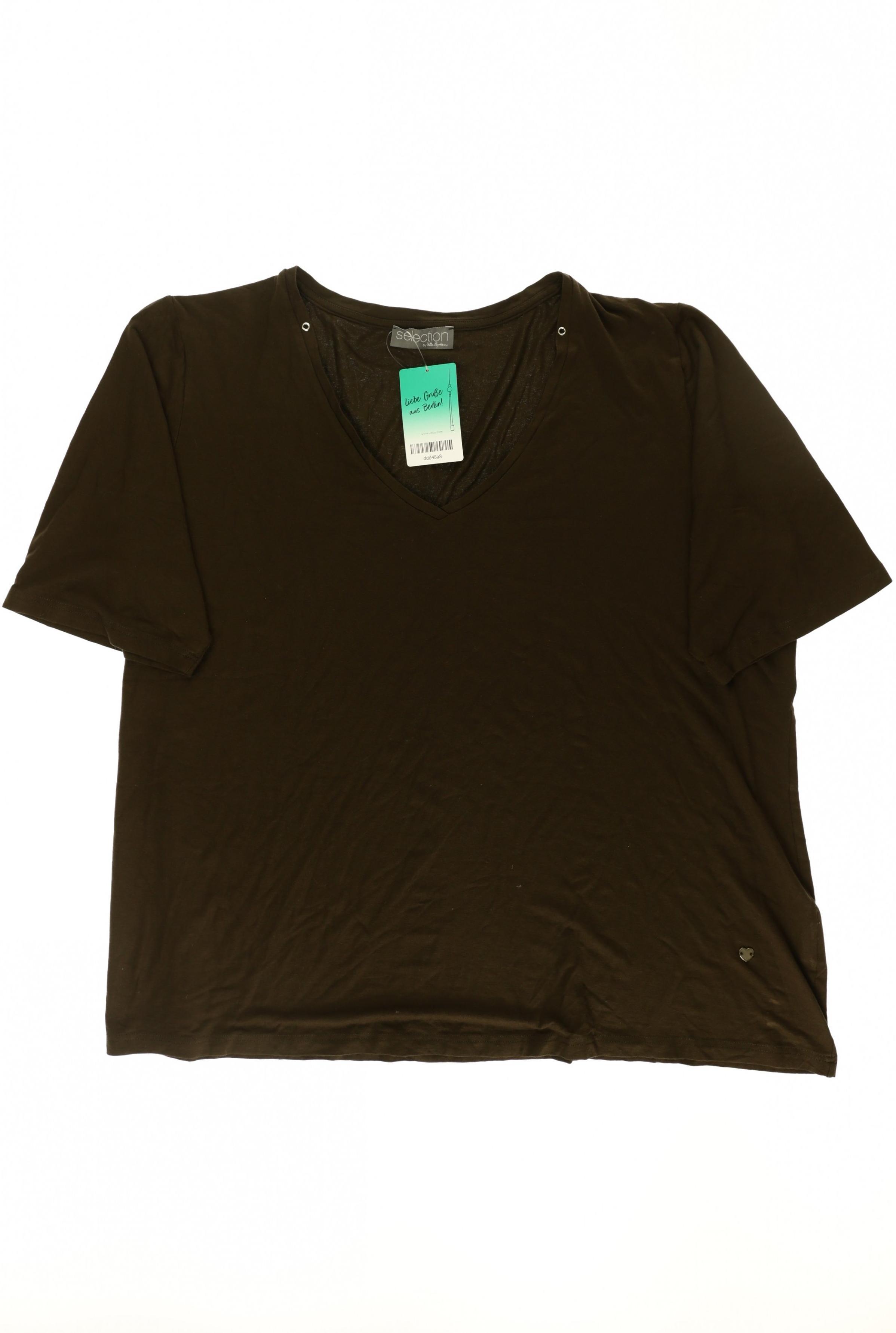 

Selection by Ulla Popken Damen T-Shirt, grün, Gr. 50