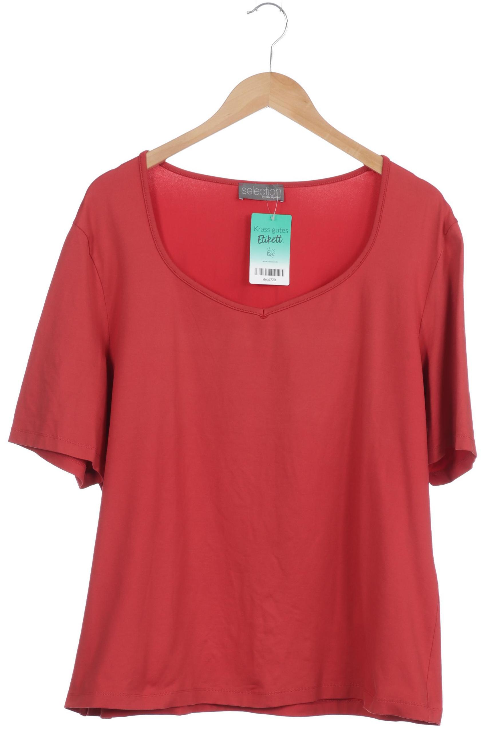 

Selection by Ulla Popken Damen T-Shirt, rot, Gr. 46