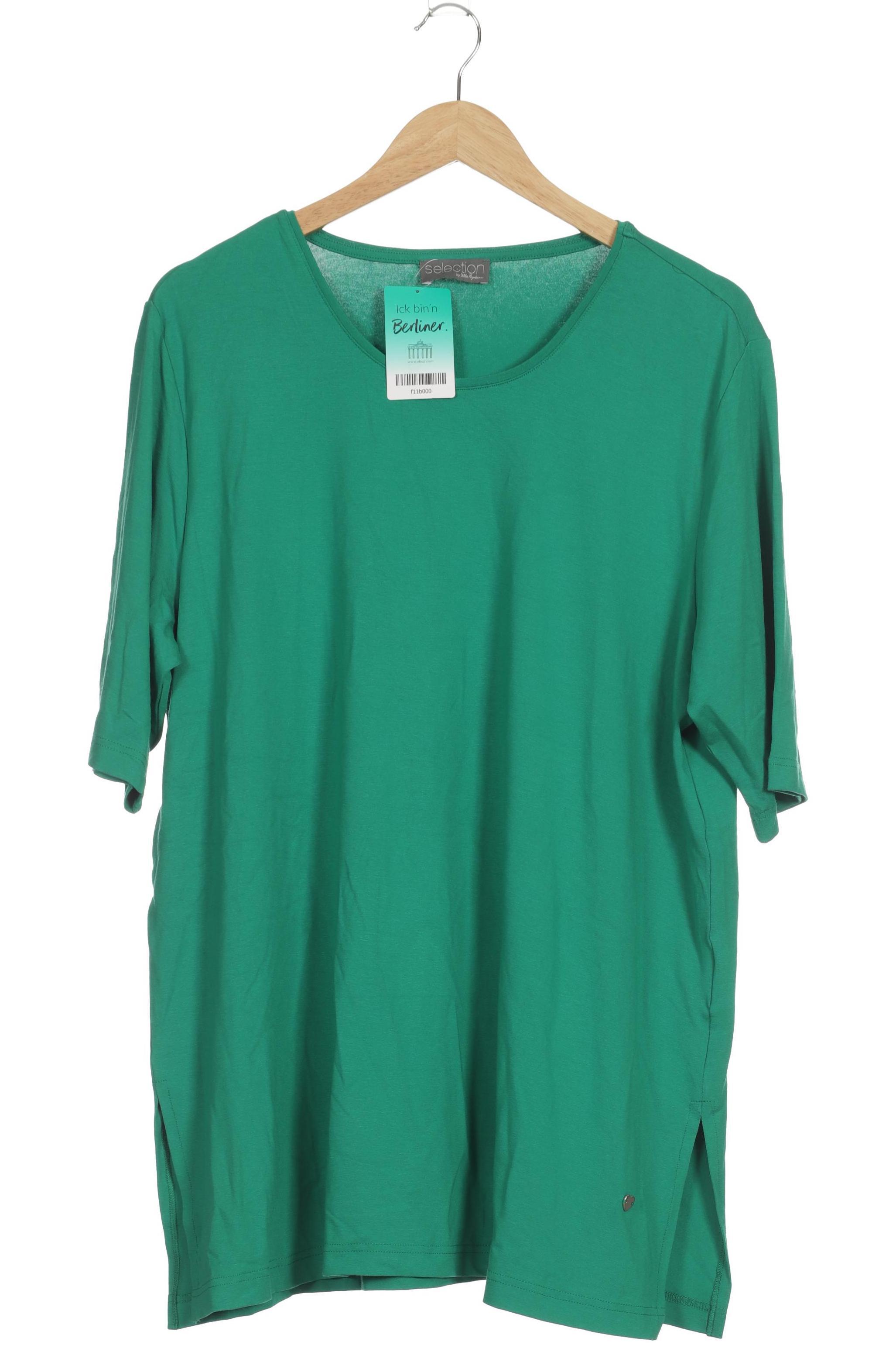 

Selection by Ulla Popken Damen T-Shirt, grün, Gr. 46