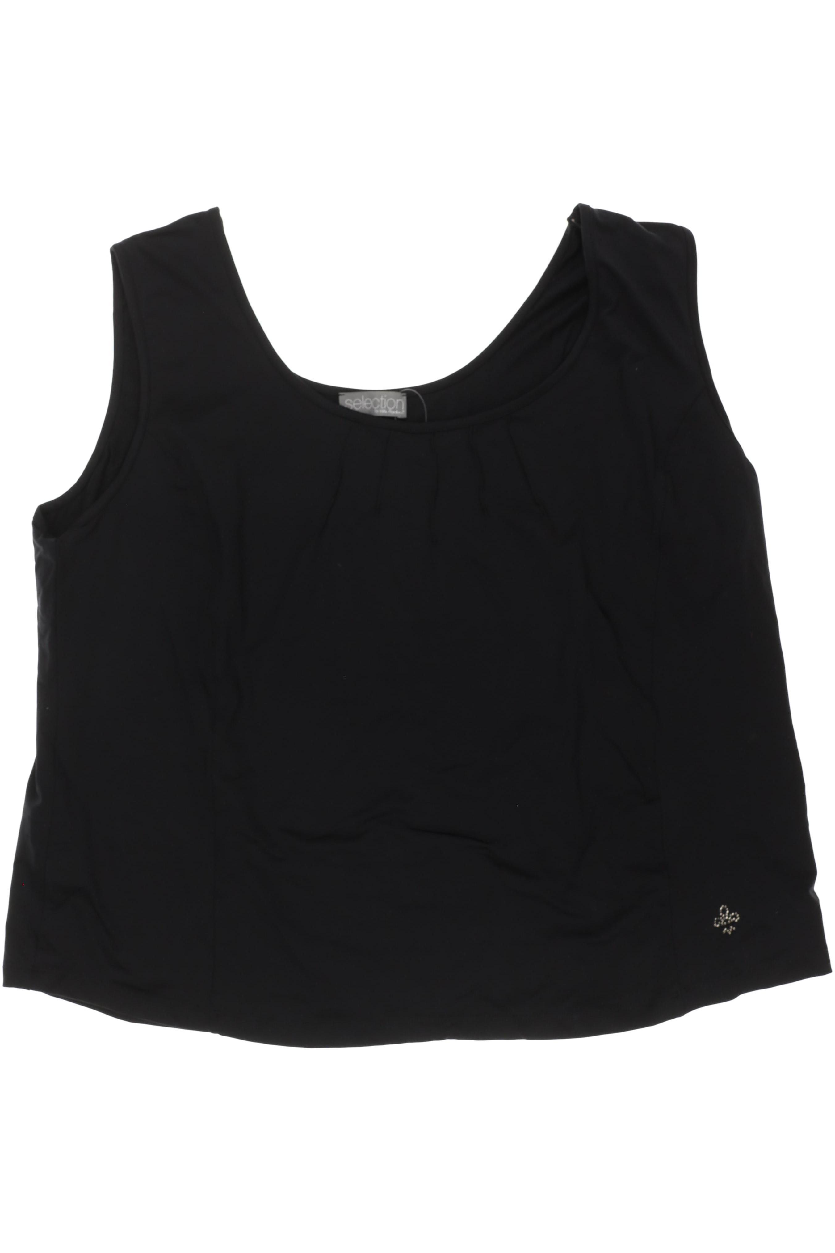 

Selection by Ulla Popken Damen Top, schwarz, Gr. 54