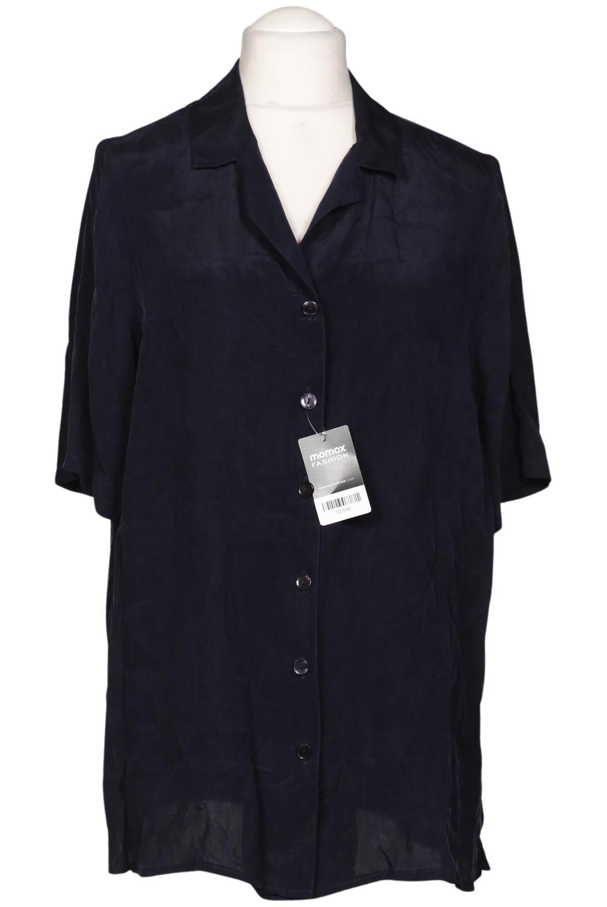 

Selection by Ulla Popken Damen Bluse, marineblau, Gr. 46