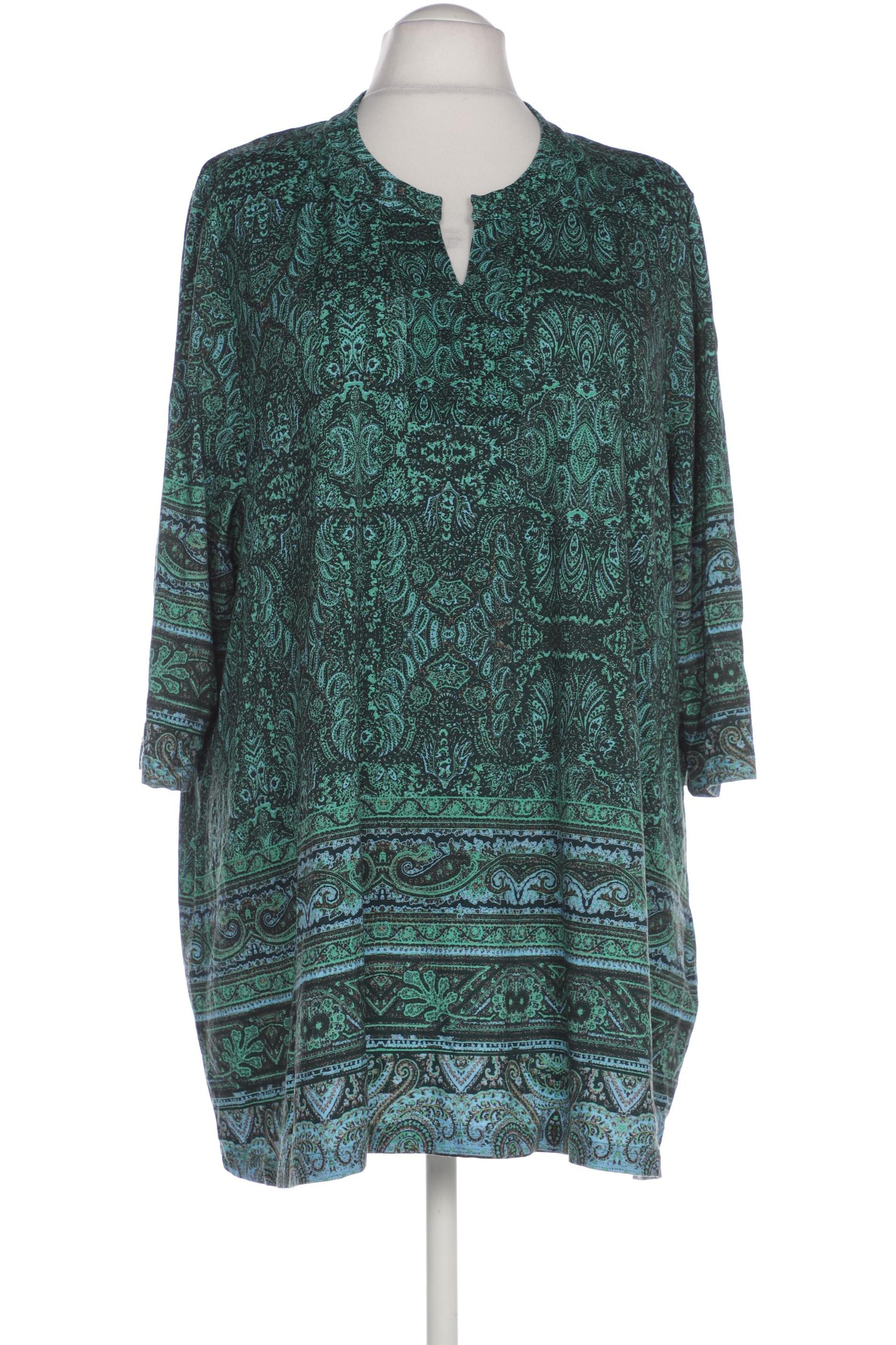 

Selection by Ulla Popken Damen Langarmshirt, grün, Gr. 54