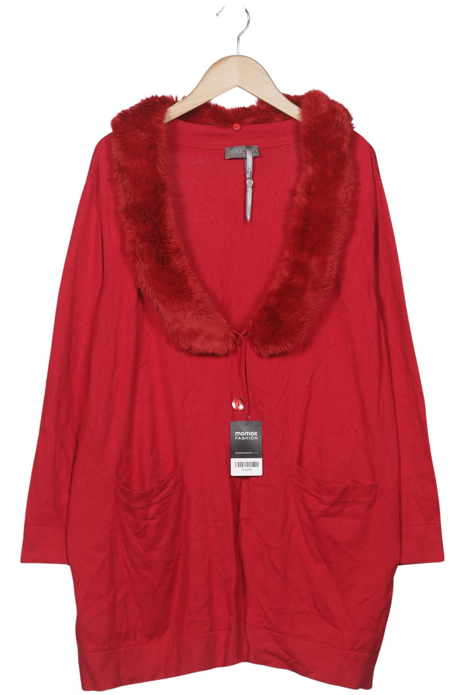 

Selection by Ulla Popken Damen Strickjacke, rot, Gr. 50