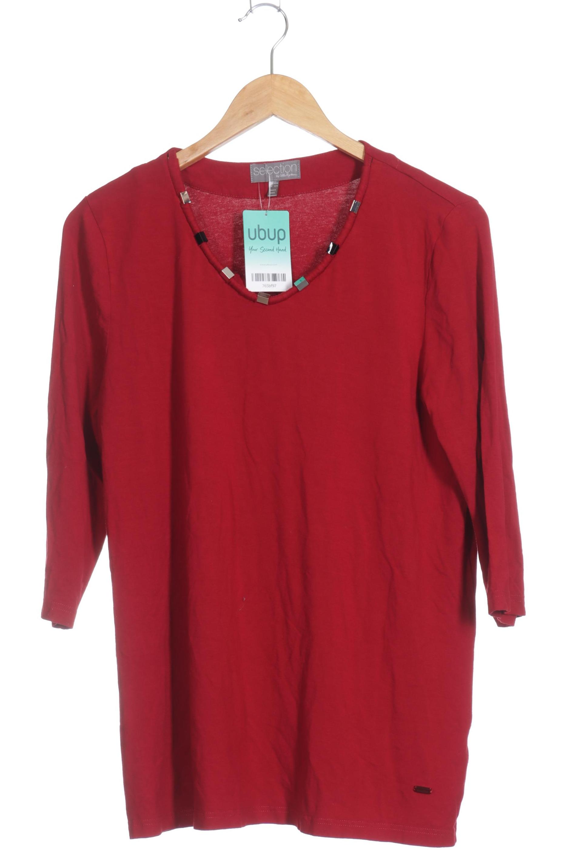 

Selection by Ulla Popken Damen Langarmshirt, rot, Gr. 42