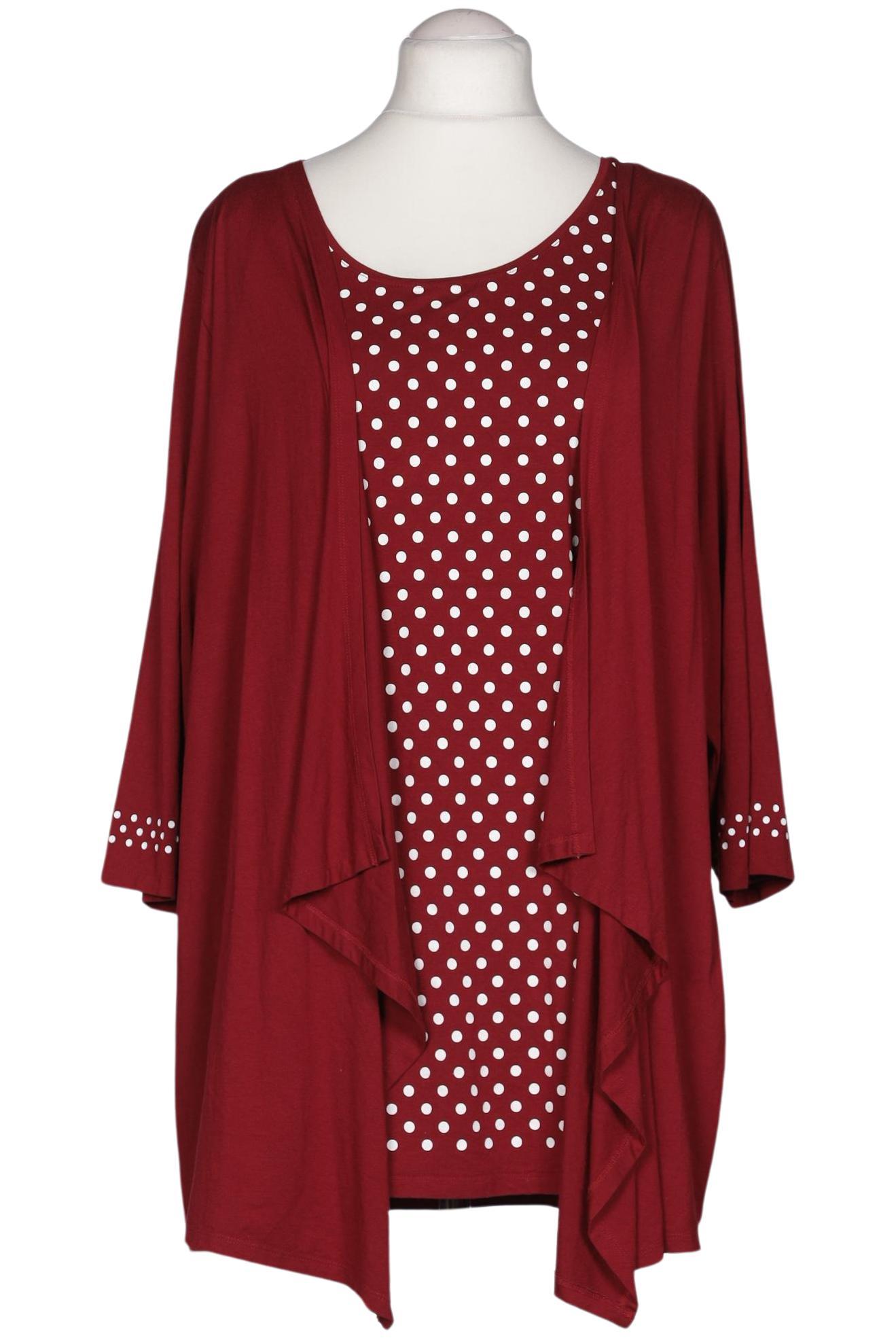 

Selection by Ulla Popken Damen Langarmshirt, rot, Gr. 54