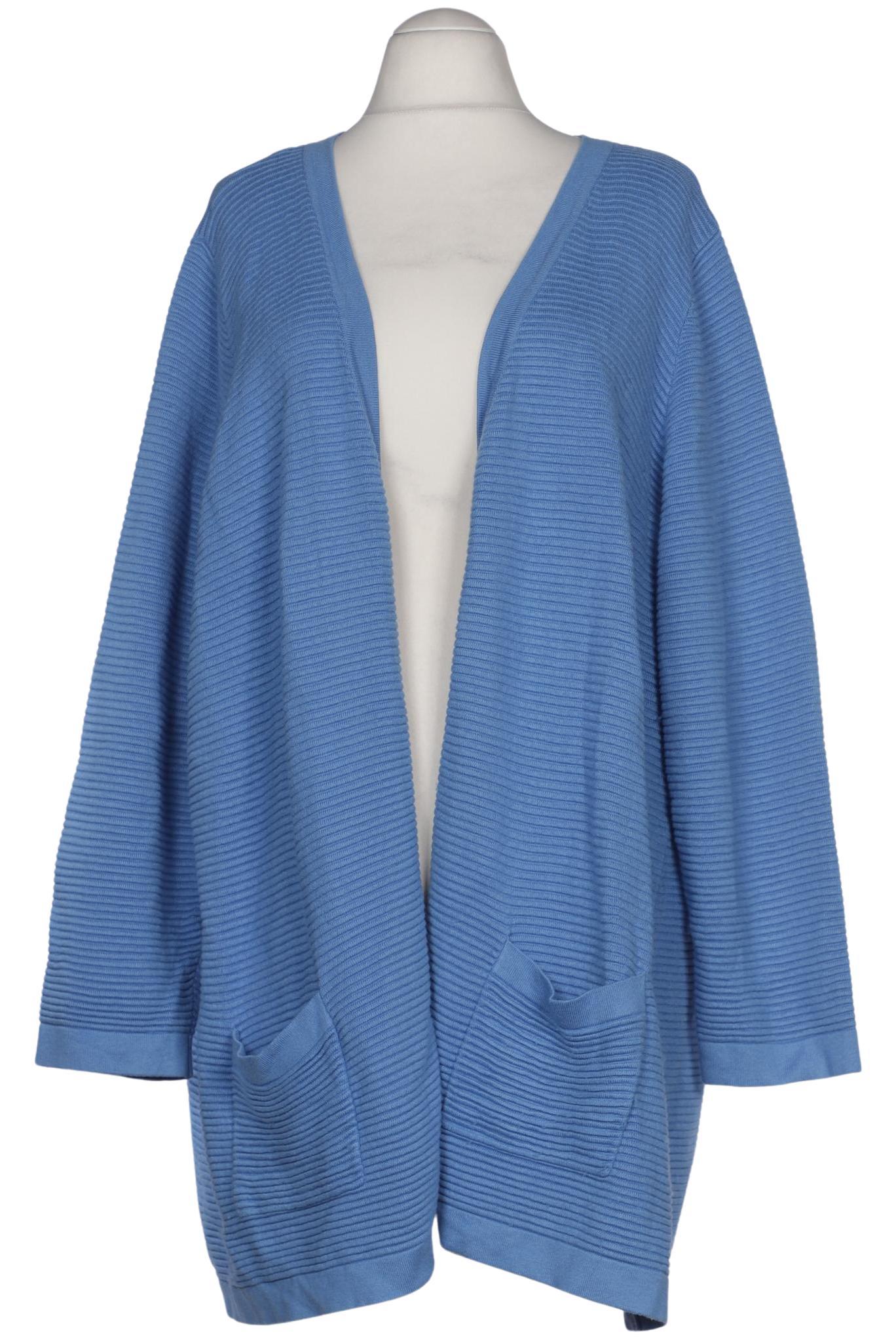 

Selection by Ulla Popken Damen Strickjacke, blau, Gr. 54