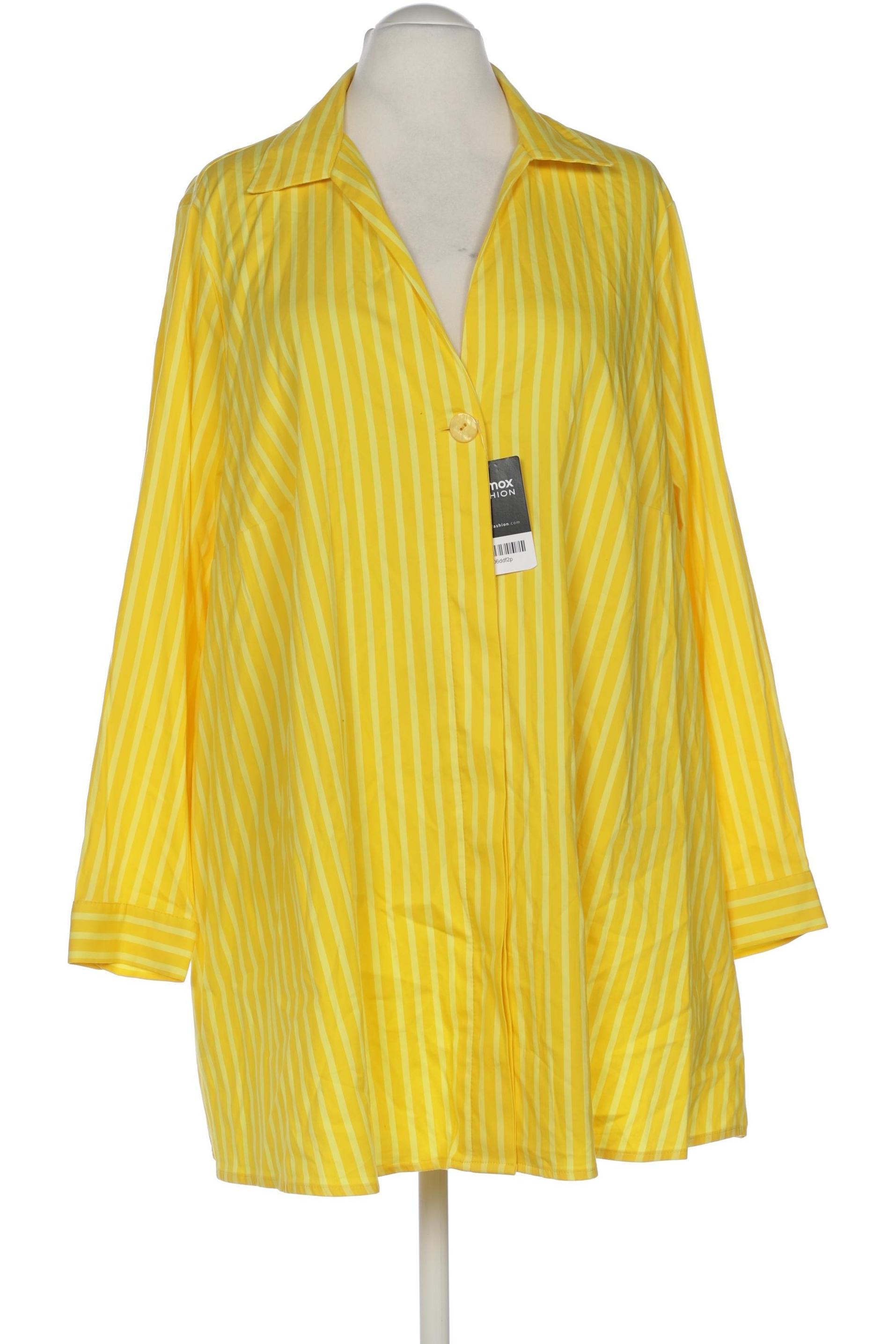 

Selection by Ulla Popken Damen Bluse, gelb, Gr. 54