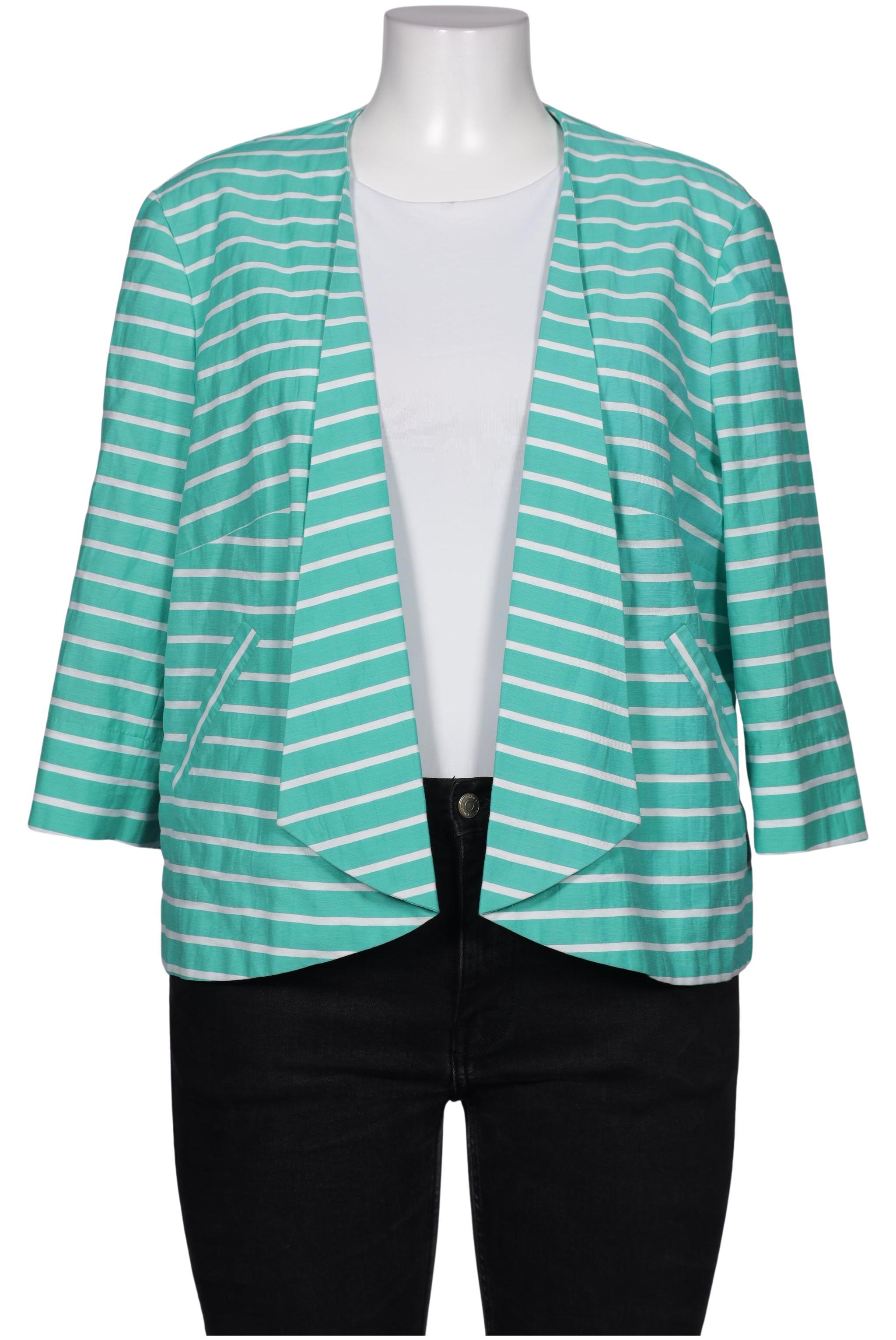 

Selection by Ulla Popken Damen Blazer, türkis, Gr. 46