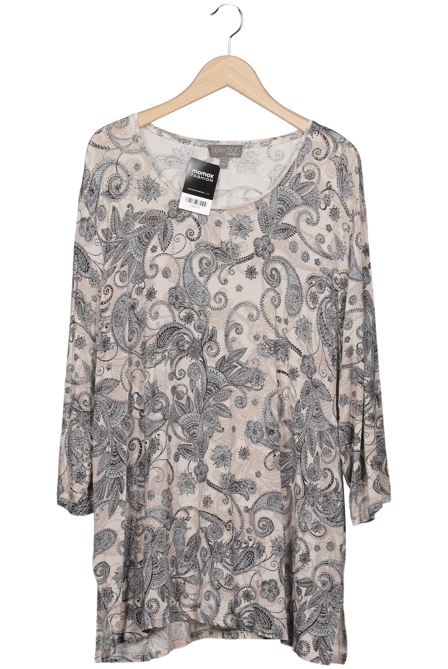 

Selection by Ulla Popken Damen Langarmshirt, beige, Gr. 50