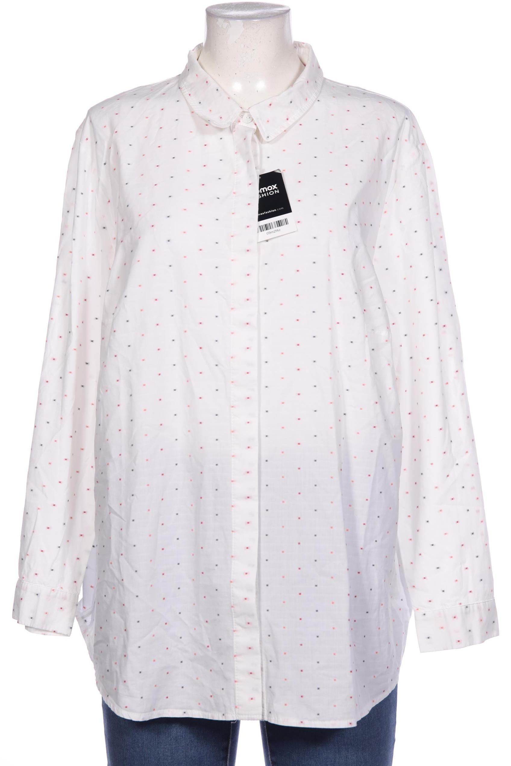 

Selection by Ulla Popken Damen Bluse, weiß, Gr. 50