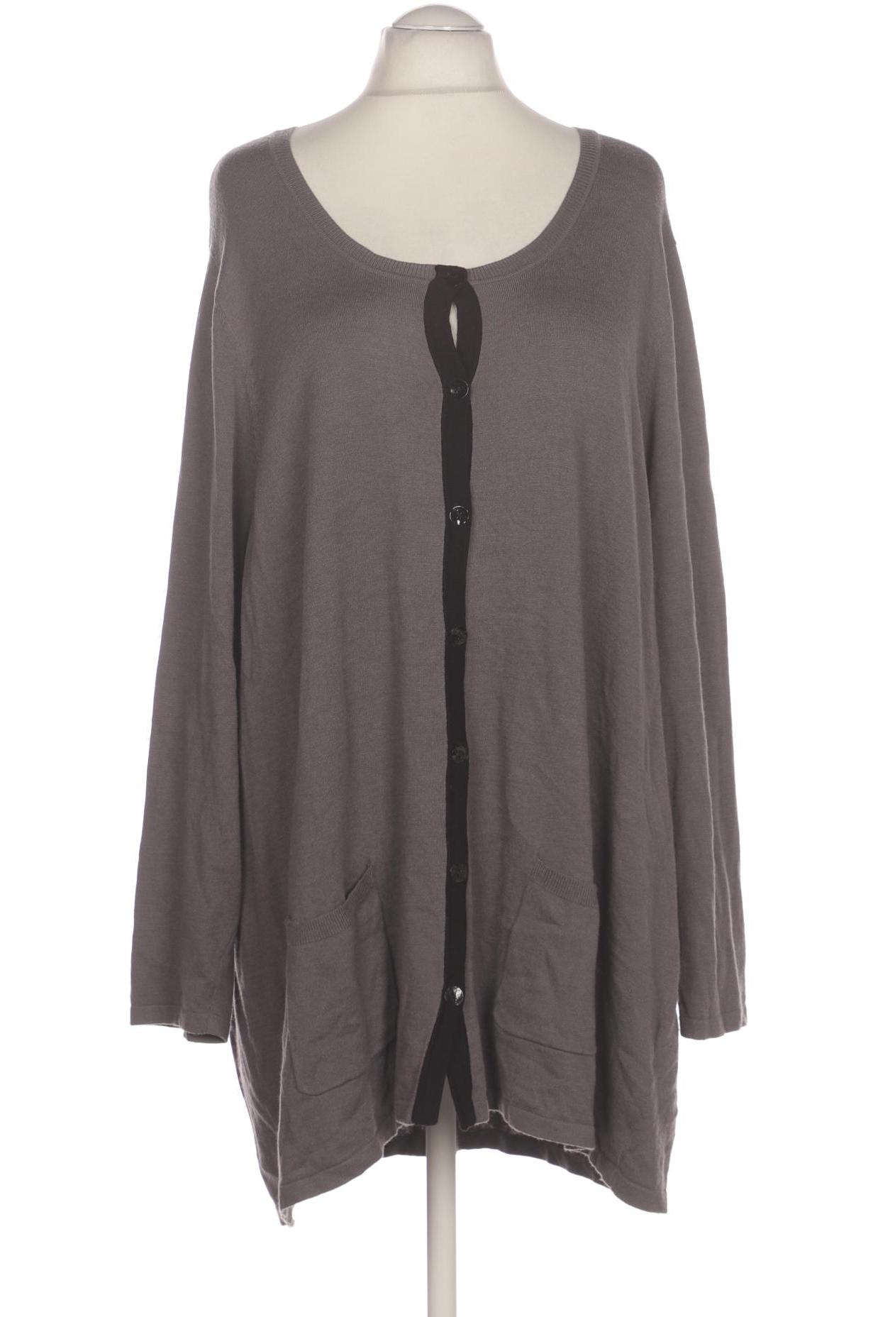 

Selection by Ulla Popken Damen Strickjacke, grau, Gr. 54