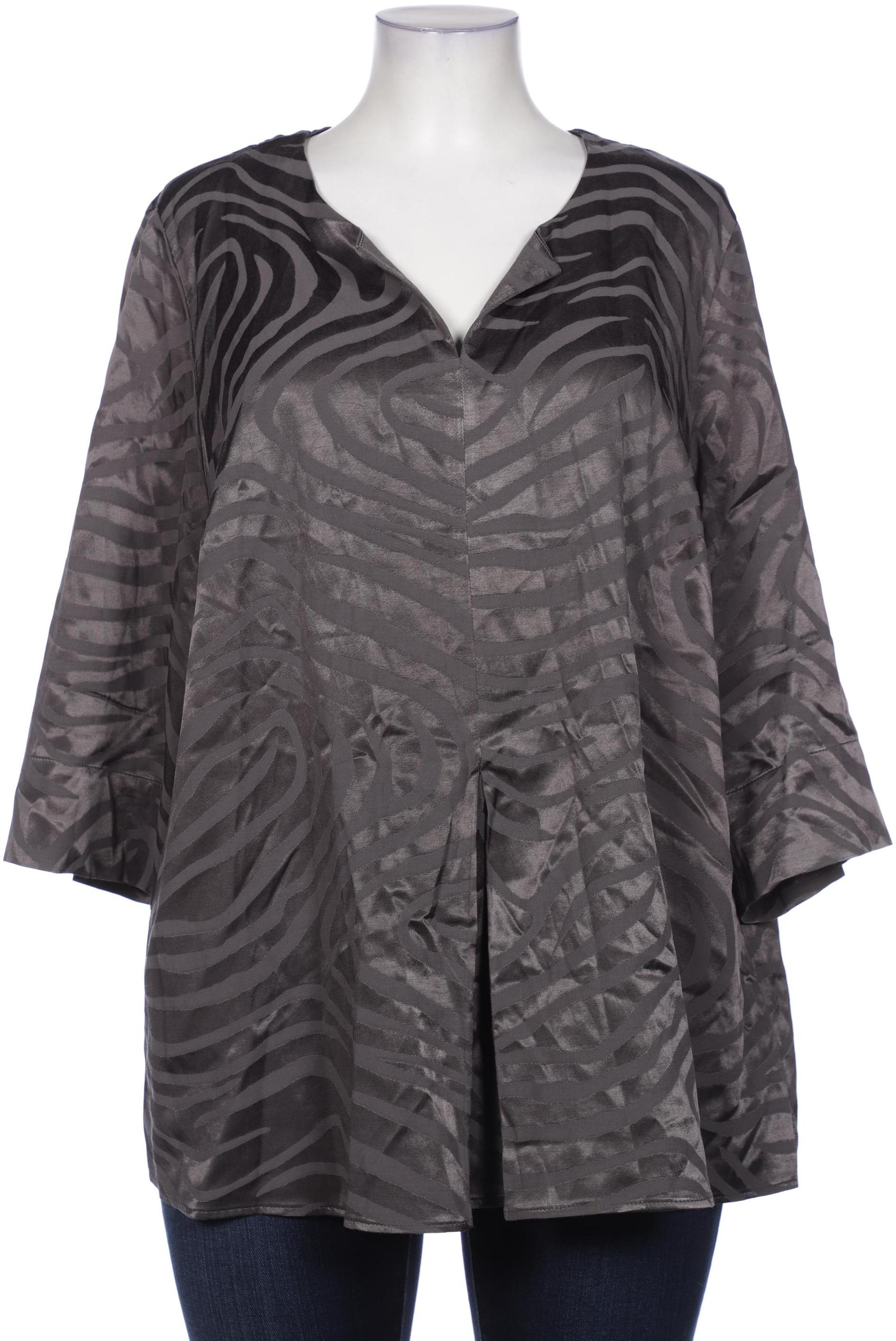 

Selection by Ulla Popken Damen Bluse, grau, Gr. 50