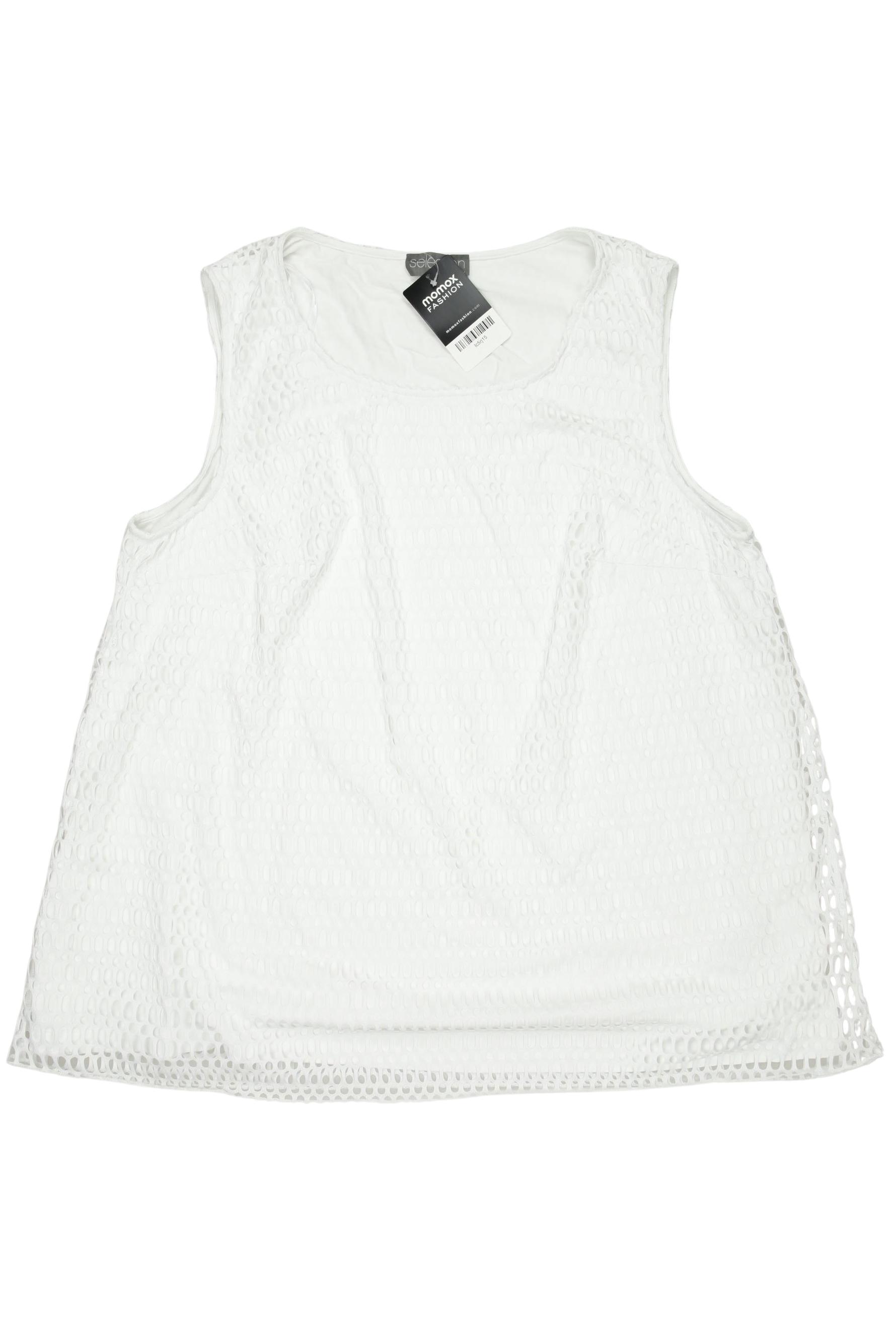 

Selection by Ulla Popken Damen Top, weiß, Gr. 50