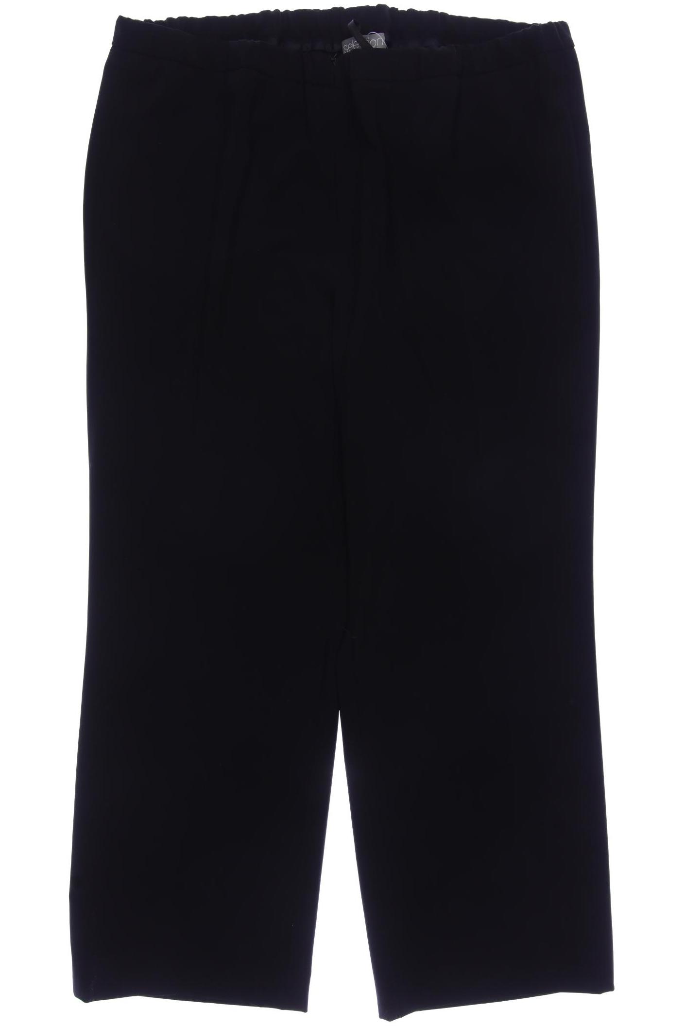 

Selection by Ulla Popken Damen Stoffhose, schwarz, Gr. 48