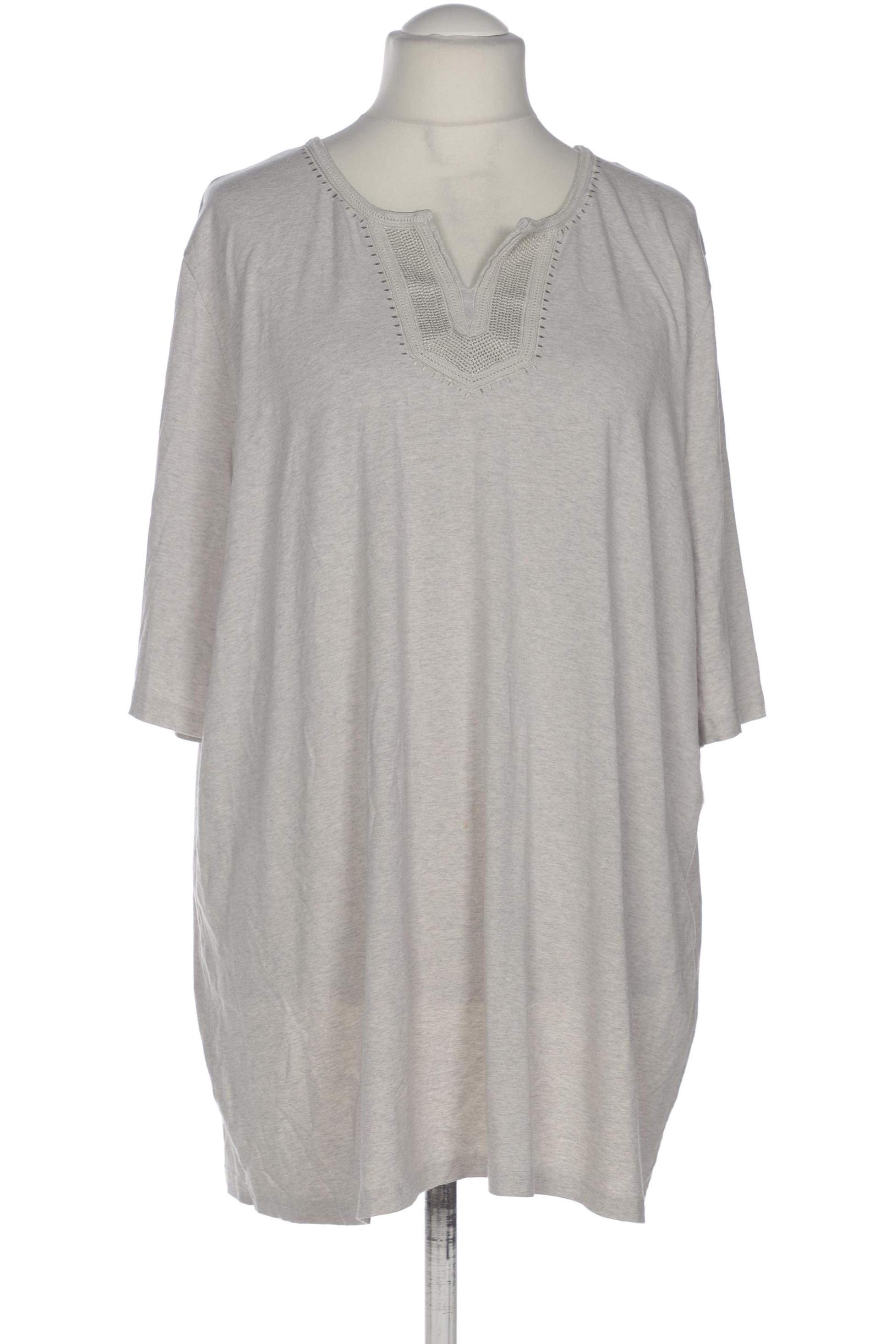 

Selection by Ulla Popken Damen T-Shirt, cremeweiß, Gr. 54