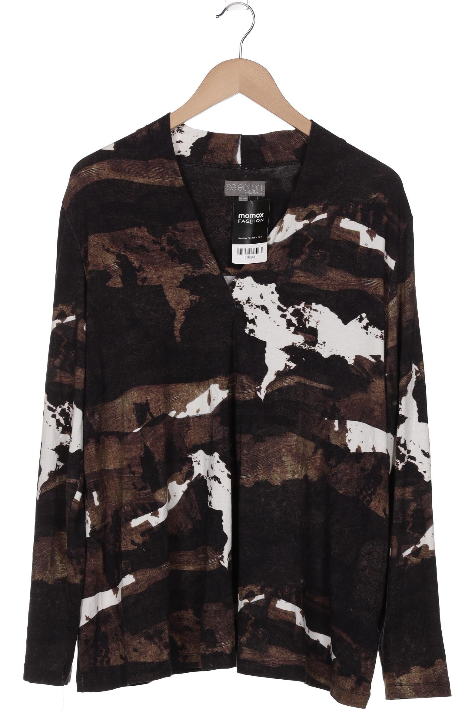 

Selection by Ulla Popken Damen Langarmshirt, braun, Gr. 42