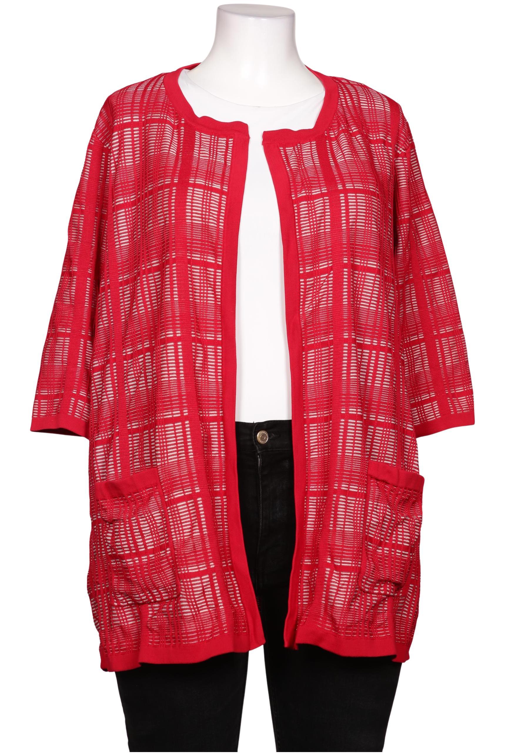 

Selection by Ulla Popken Damen Strickjacke, rot, Gr. 50