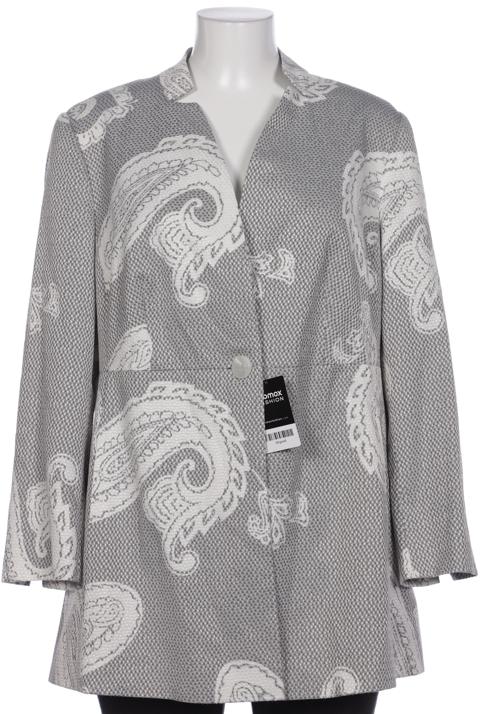 

Selection by Ulla Popken Damen Blazer, grau, Gr. 48