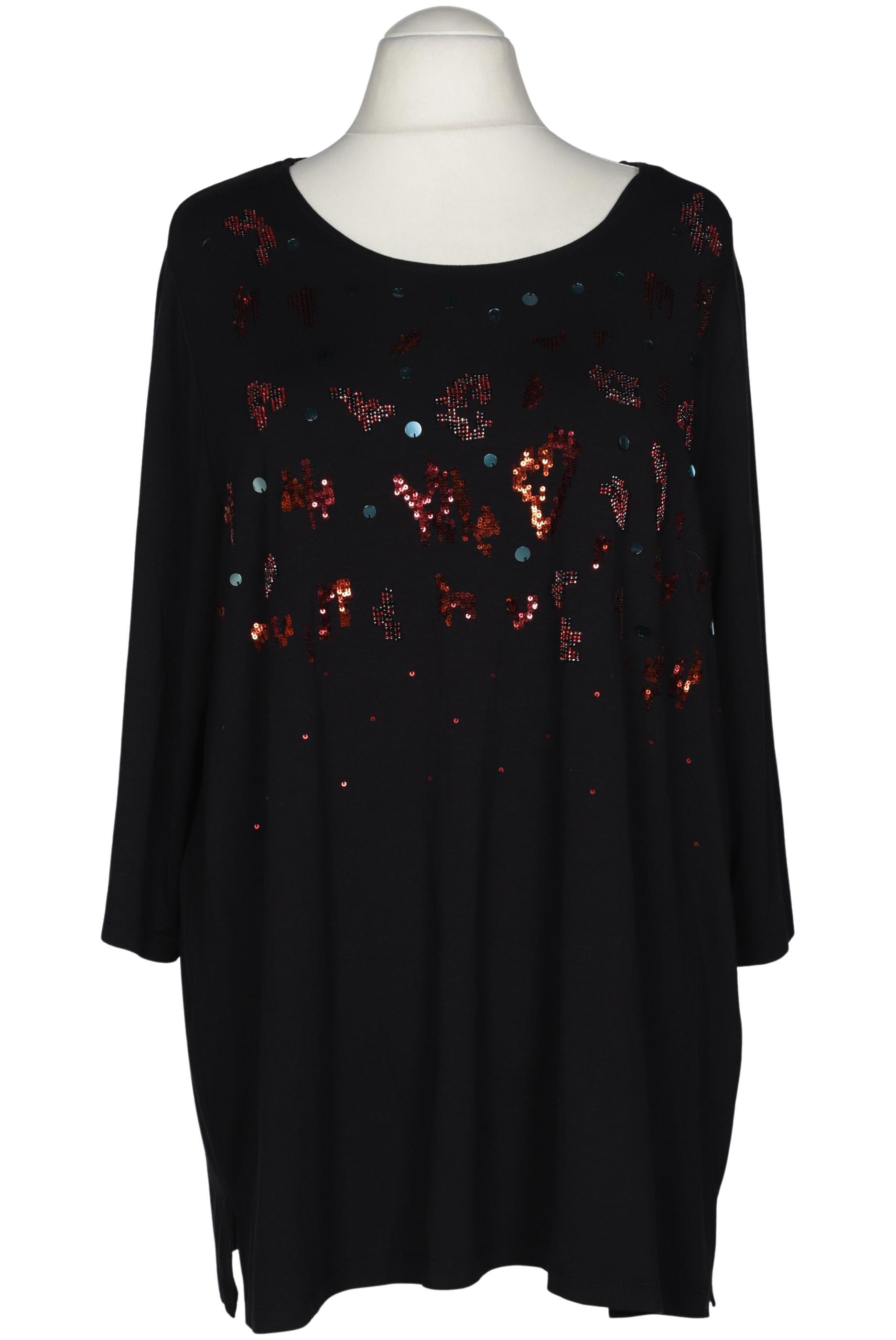 

Selection by Ulla Popken Damen Langarmshirt, schwarz, Gr. 54