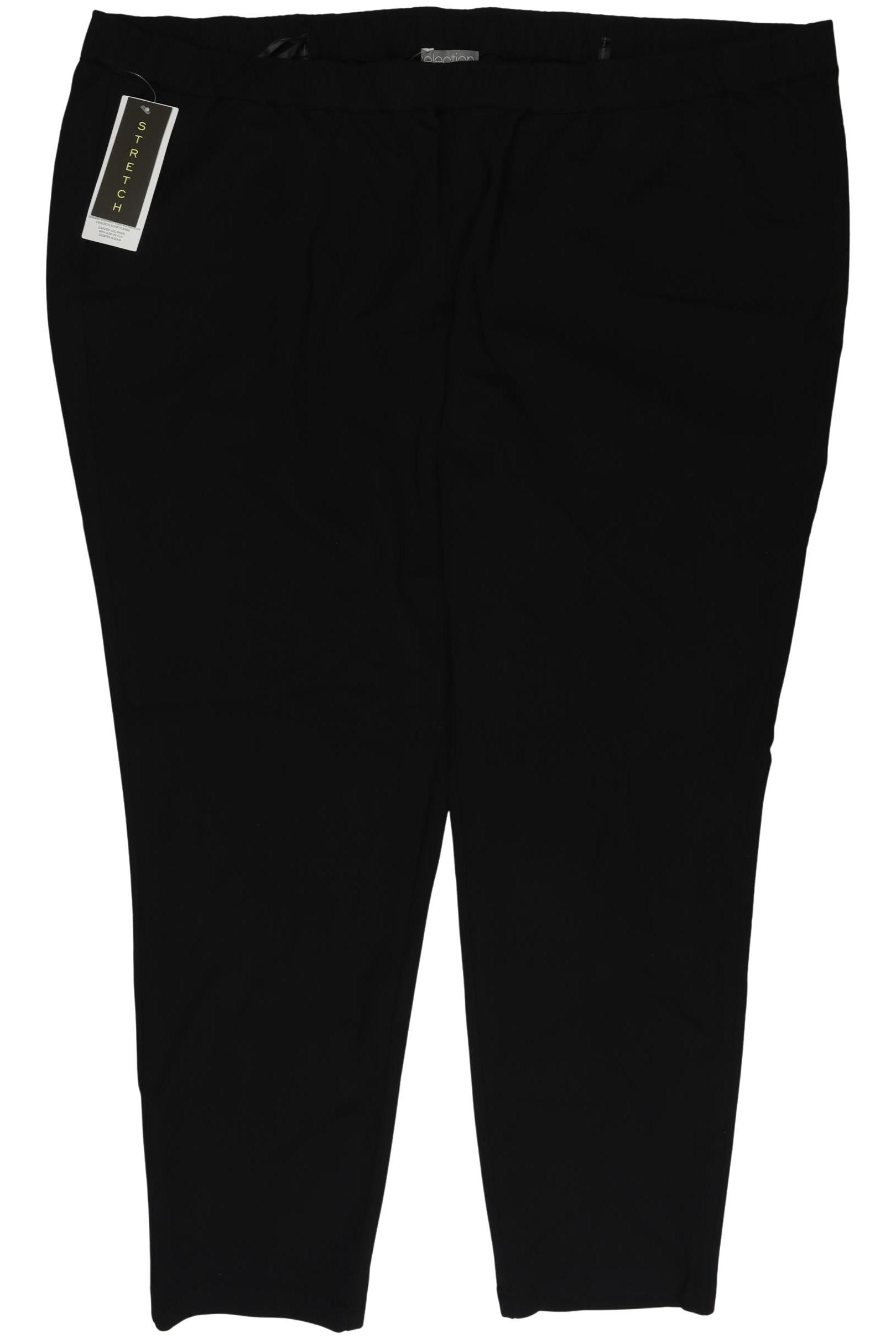 

Selection by Ulla Popken Damen Stoffhose, schwarz, Gr. 58