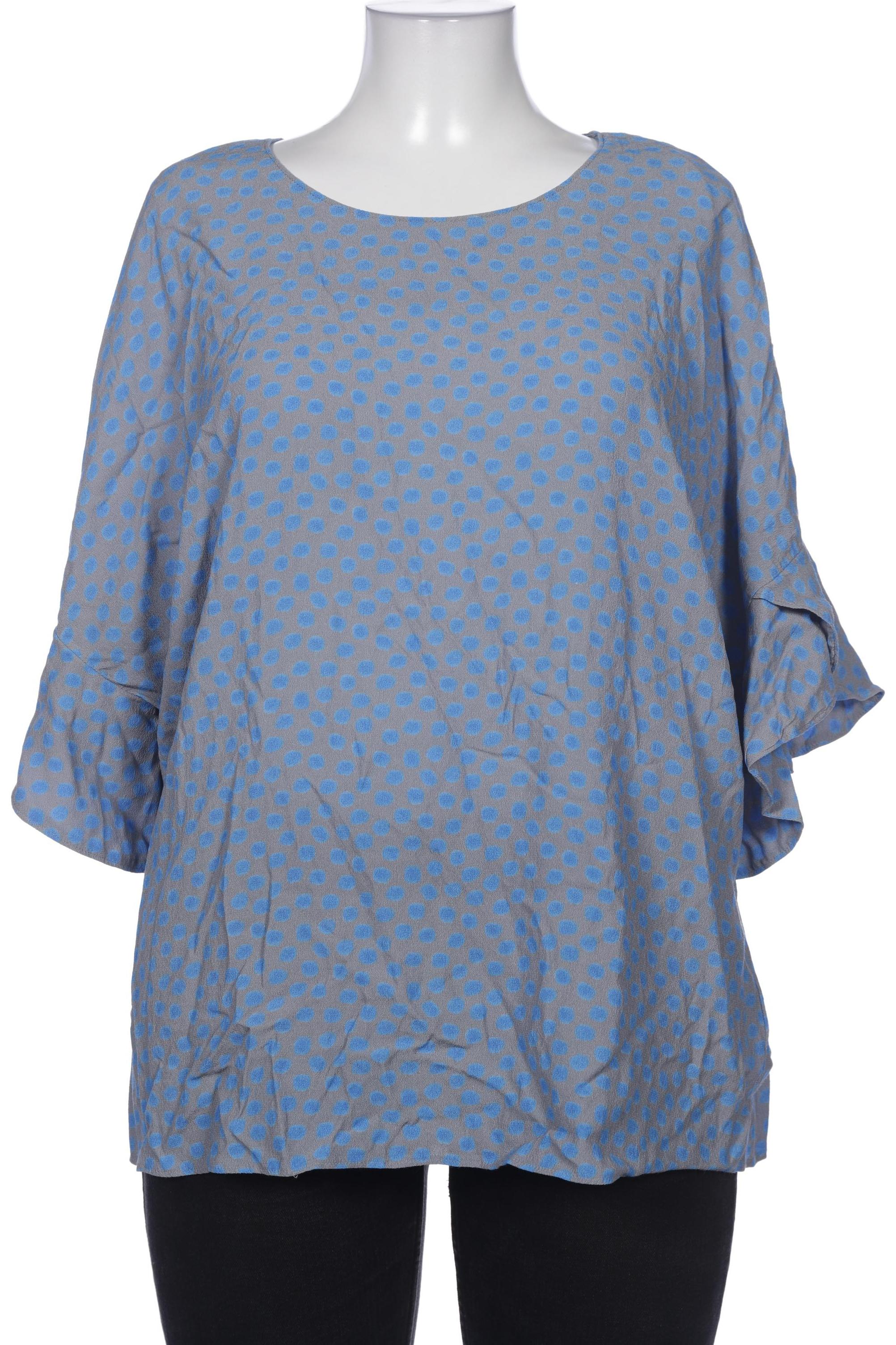 

Selection by Ulla Popken Damen Bluse, blau, Gr. 46